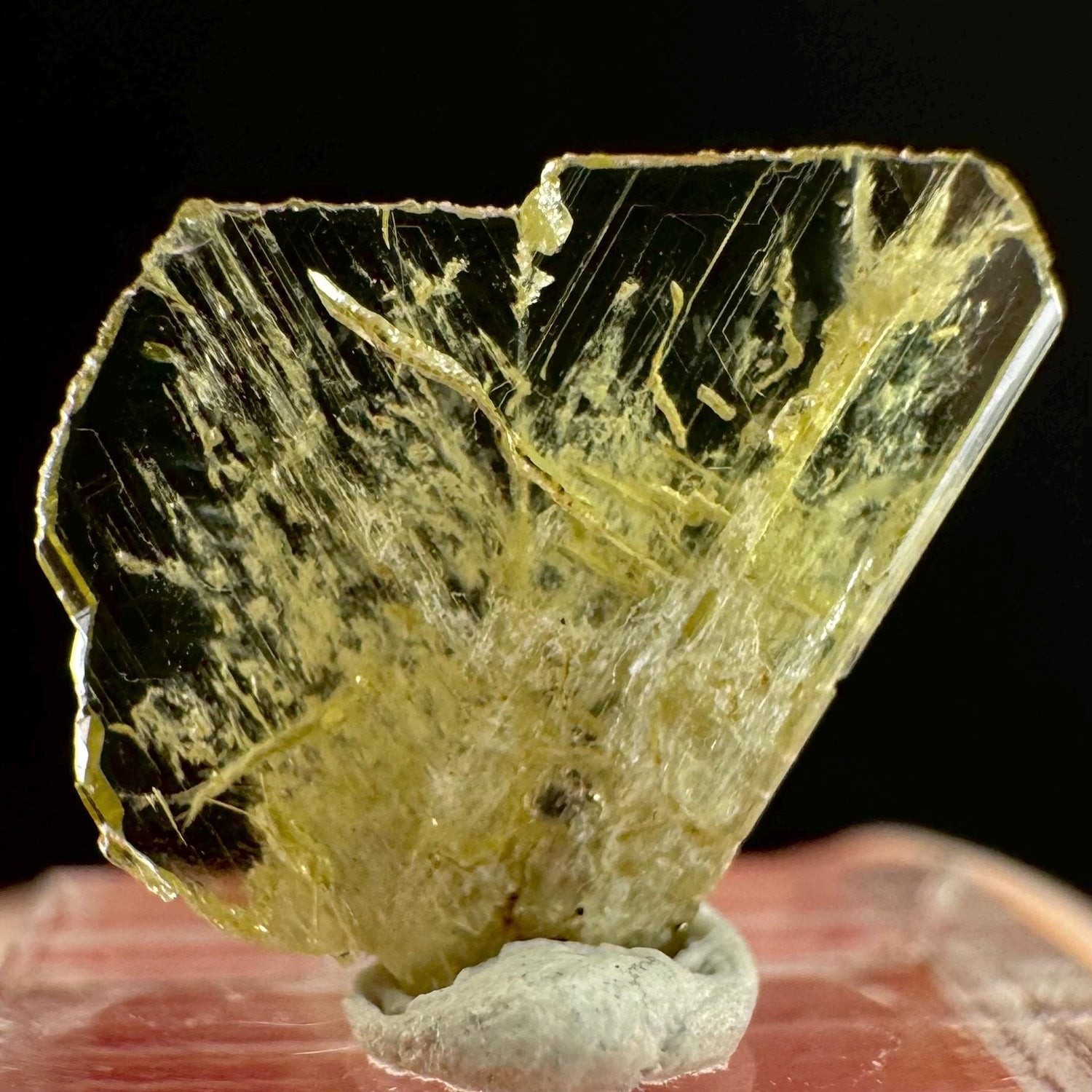 Yellow Chrysoberyl Specimen | Raw Natural Crystal, Rare Mineral from Madagascar
