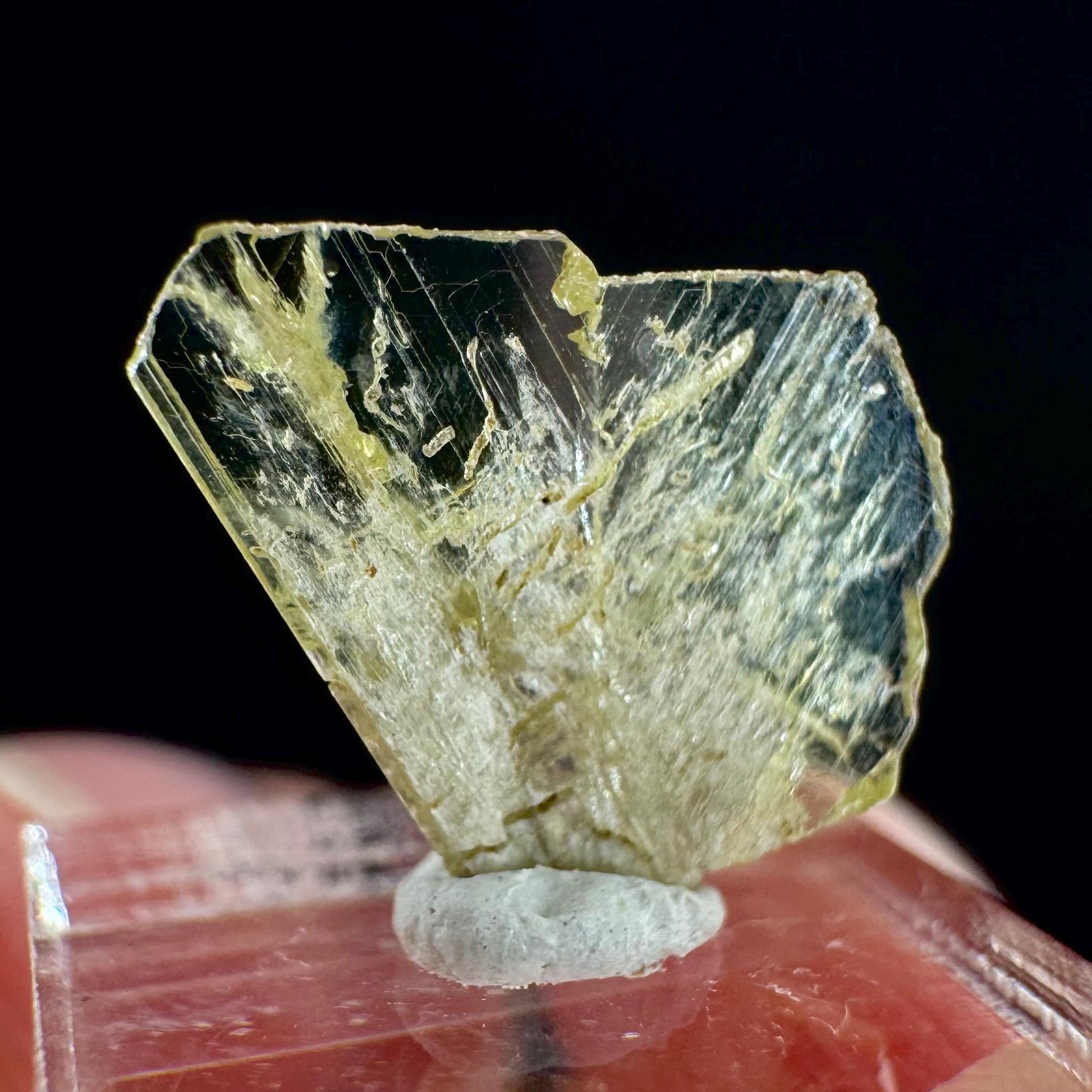 Yellow Chrysoberyl Specimen | Raw Natural Crystal, Rare Mineral from Madagascar