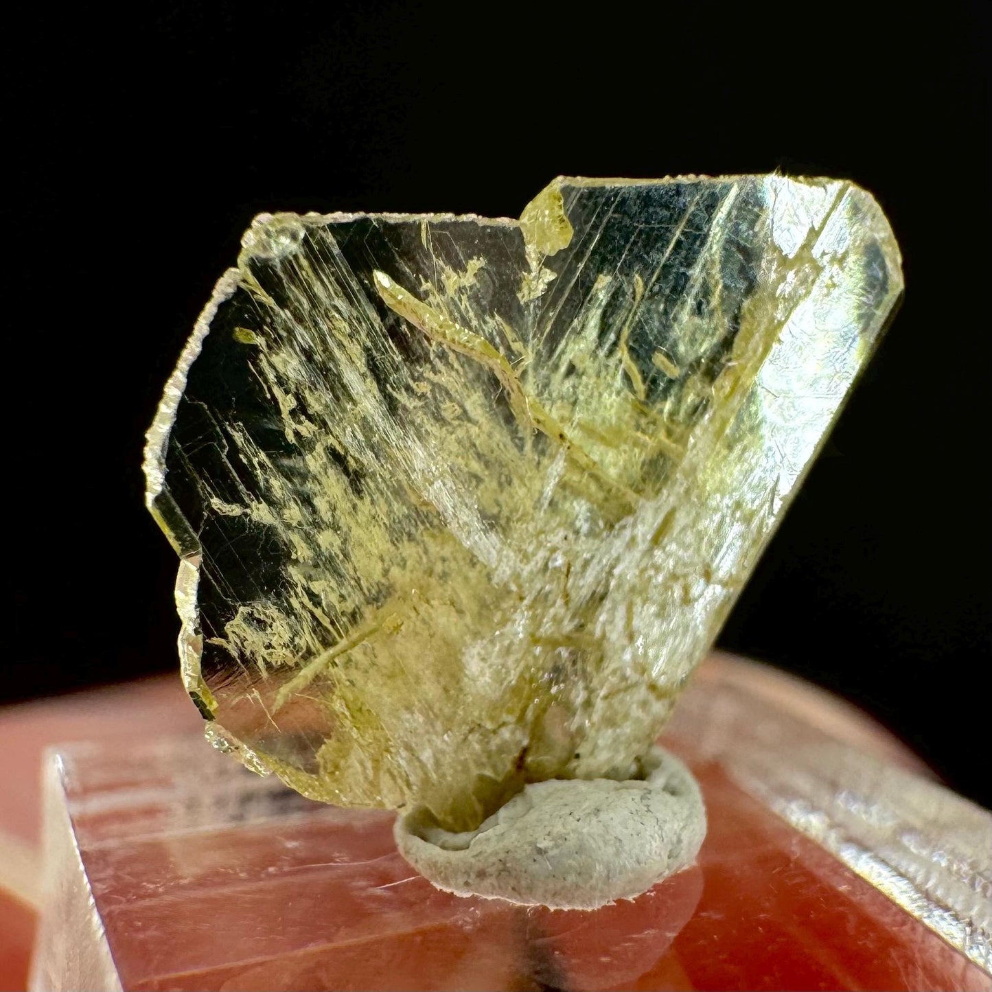 Yellow Chrysoberyl Specimen | Raw Natural Crystal, Rare Mineral from Madagascar