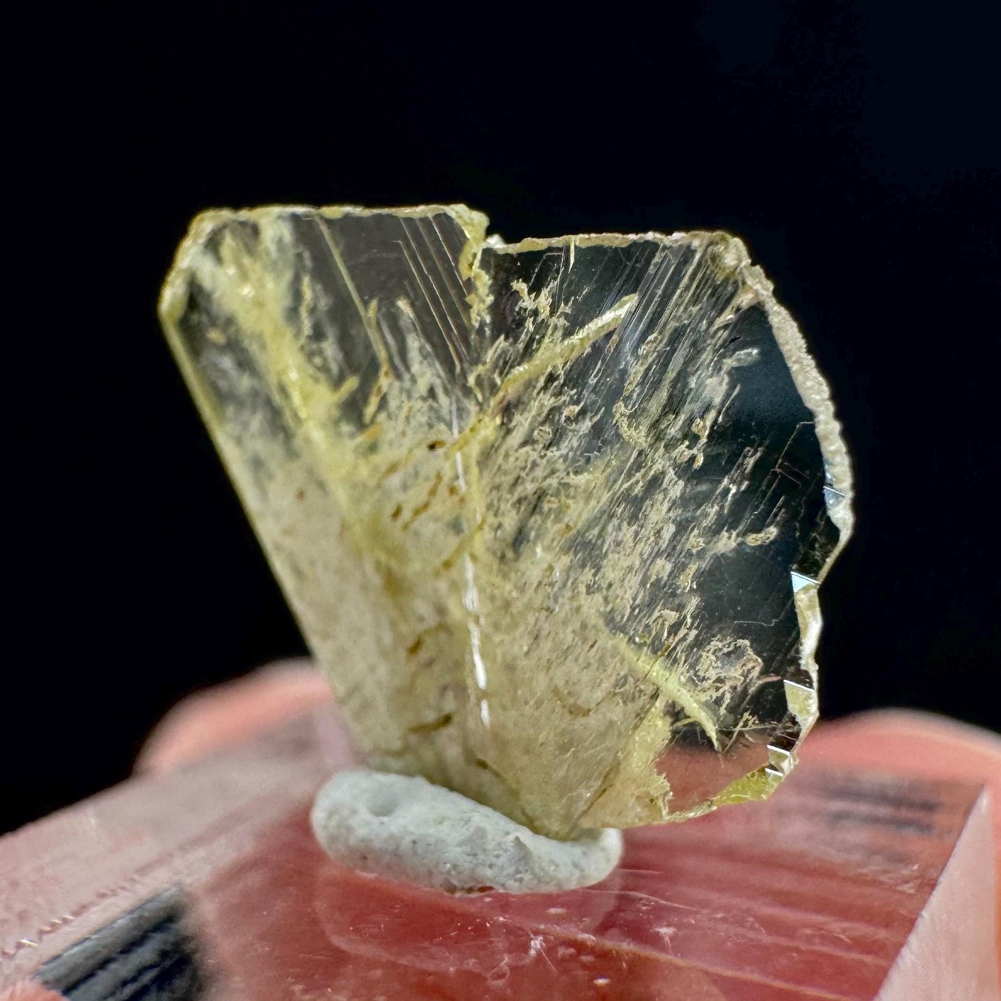Yellow Chrysoberyl Specimen | Raw Natural Crystal, Rare Mineral from Madagascar