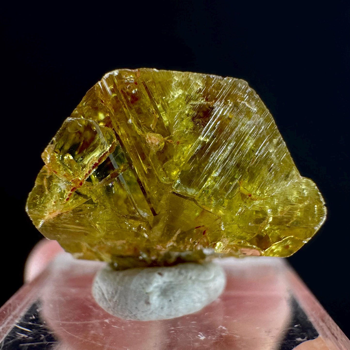 Yellow Chrysoberyl Specimen | Raw Natural Crystal, Rare Mineral from Madagascar