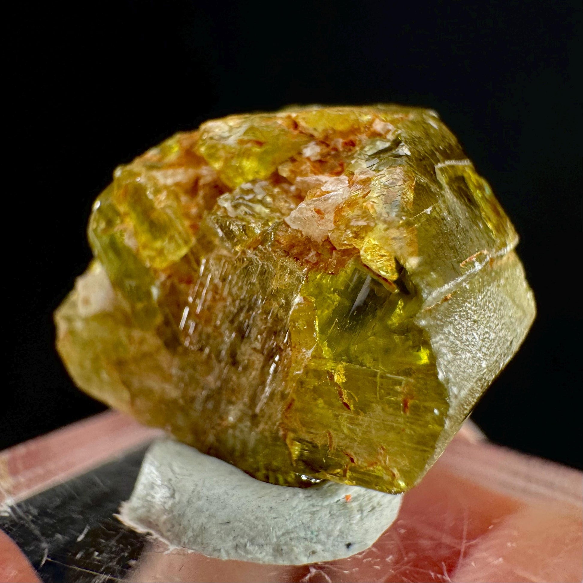 Yellow Chrysoberyl Specimen | Raw Natural Crystal, Rare Mineral from Madagascar
