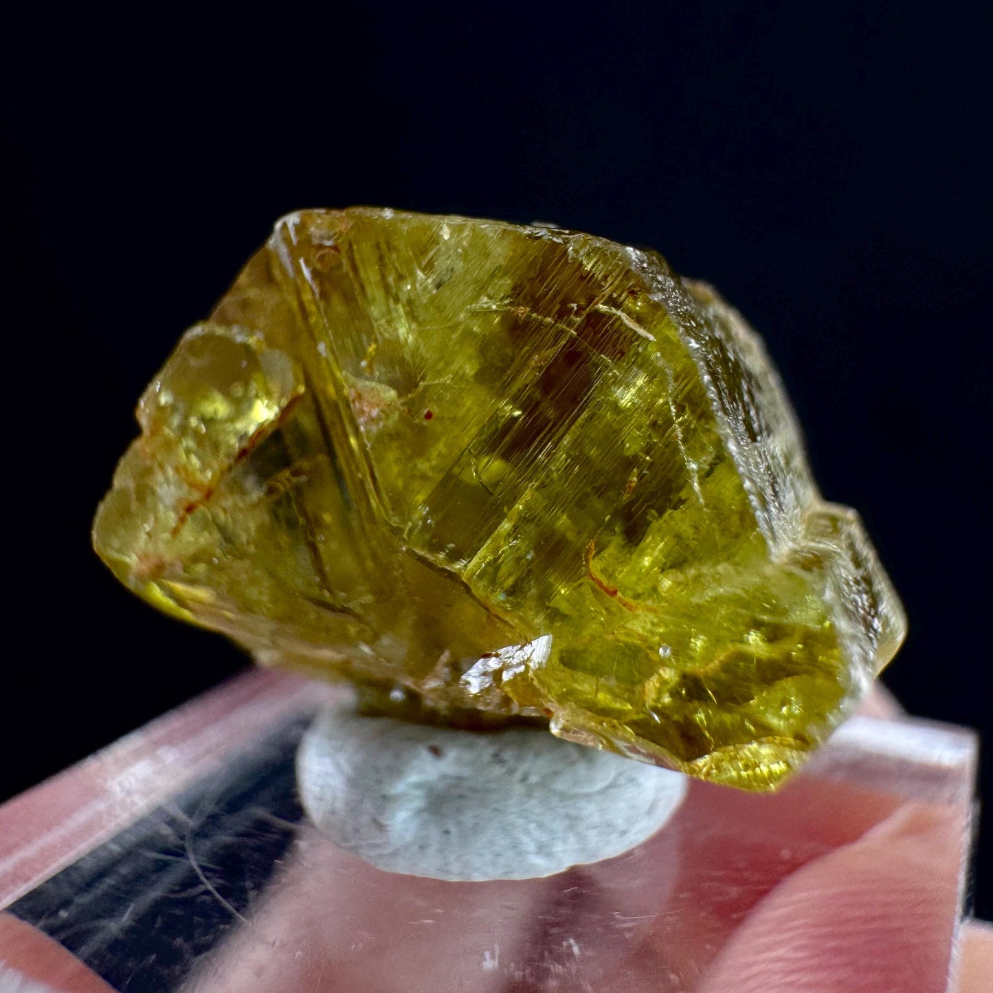 Yellow Chrysoberyl Specimen | Raw Natural Crystal, Rare Mineral from Madagascar