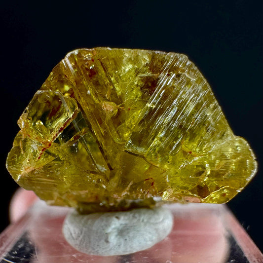 Yellow Chrysoberyl Specimen | Raw Natural Crystal, Rare Mineral from Madagascar