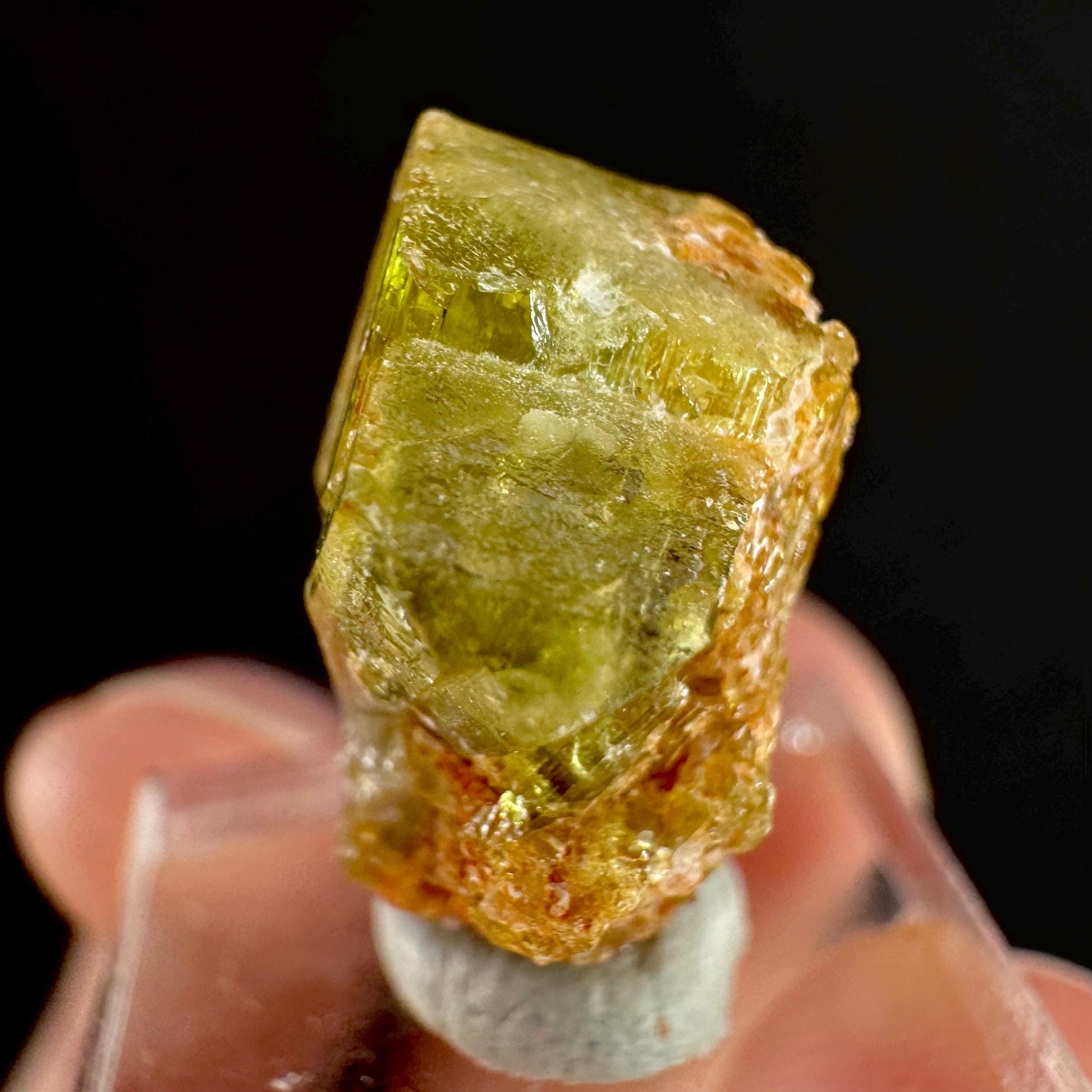 Yellow Chrysoberyl Specimen | Raw Natural Crystal, Rare Mineral from Madagascar