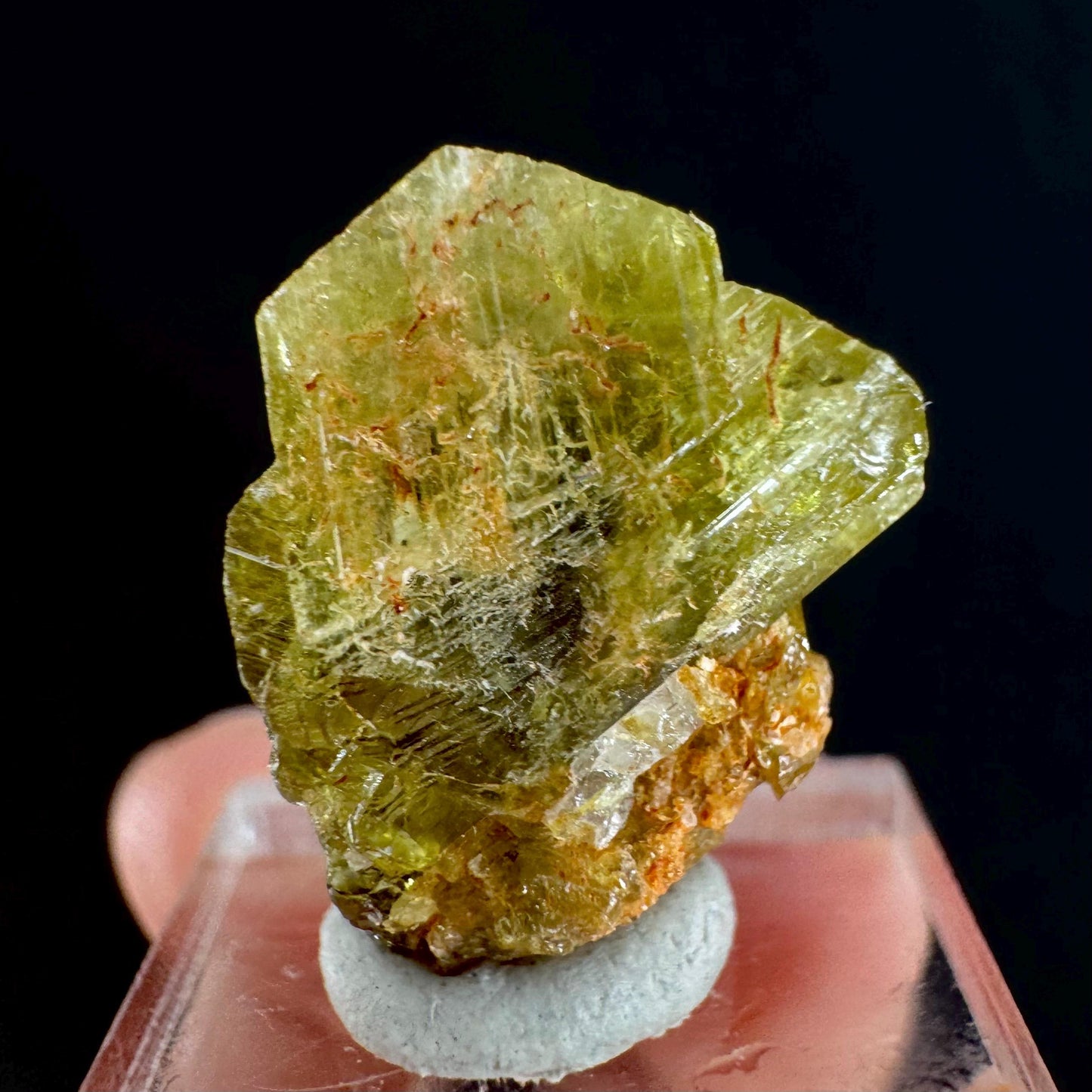 Yellow Chrysoberyl Specimen | Raw Natural Crystal, Rare Mineral from Madagascar