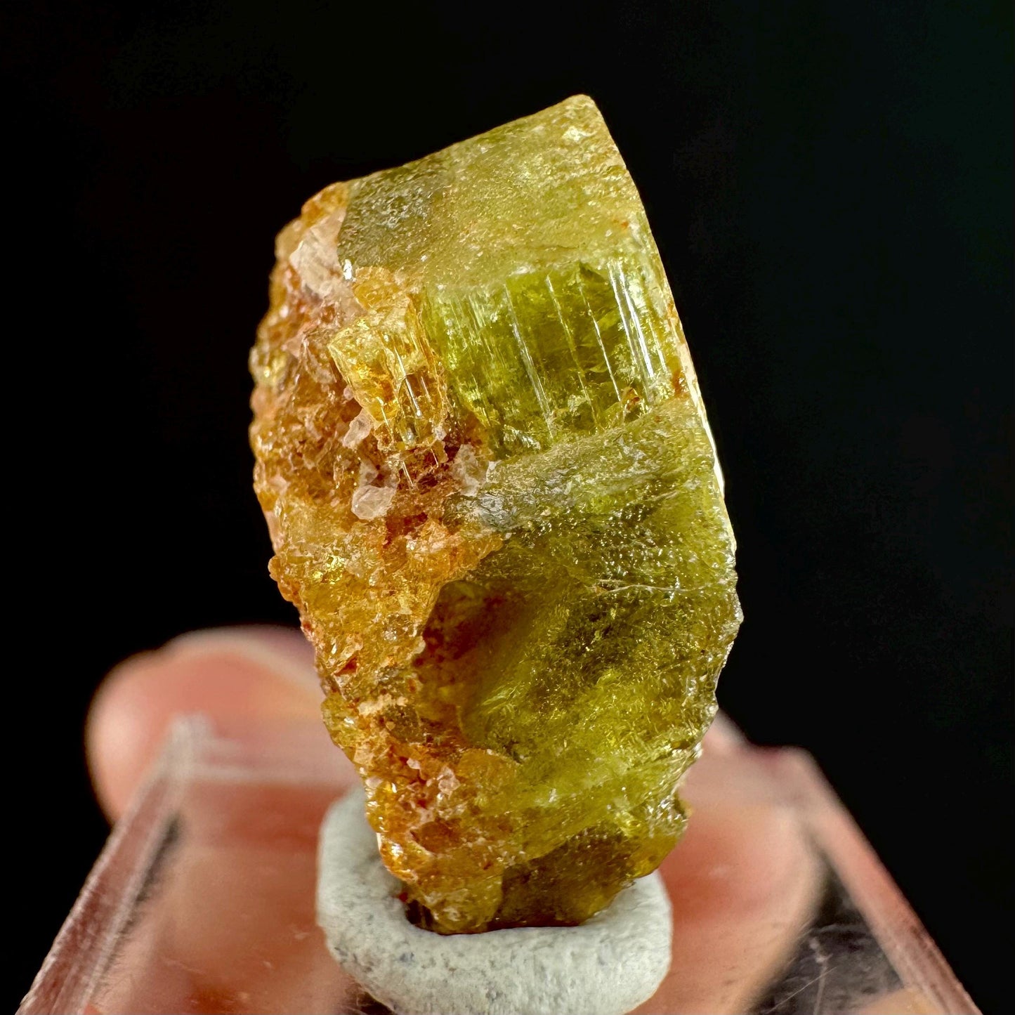 Yellow Chrysoberyl Specimen | Raw Natural Crystal, Rare Mineral from Madagascar