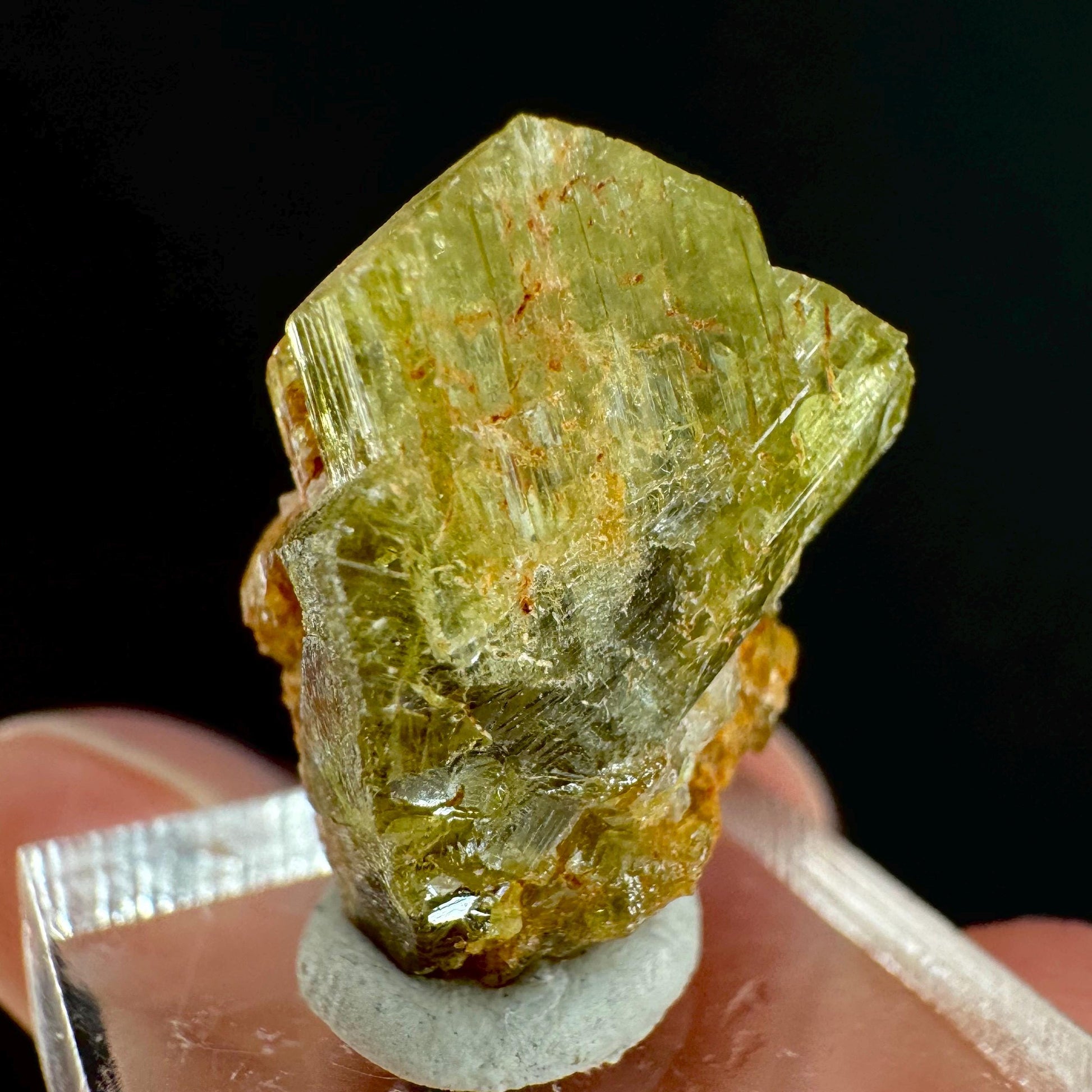 Yellow Chrysoberyl Specimen | Raw Natural Crystal, Rare Mineral from Madagascar