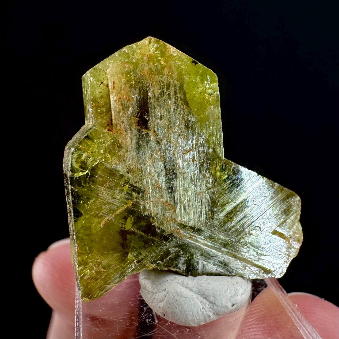 Yellow Chrysoberyl Specimen | Raw Natural Crystal, Rare Mineral from Madagascar