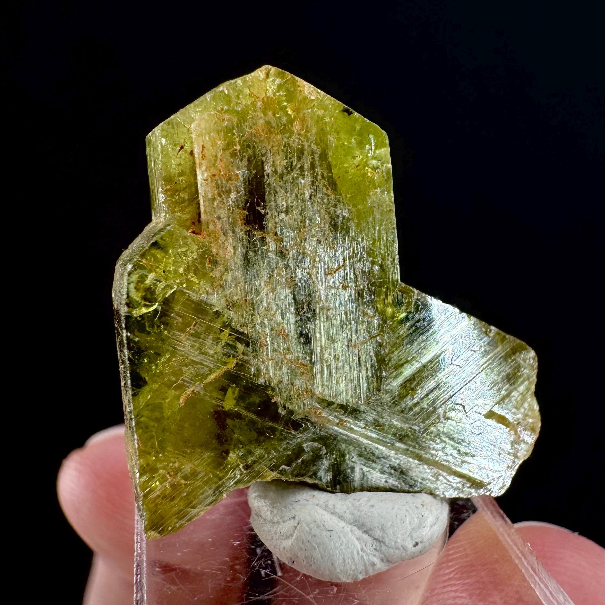 Yellow Chrysoberyl Specimen | Raw Natural Crystal, Rare Mineral from Madagascar