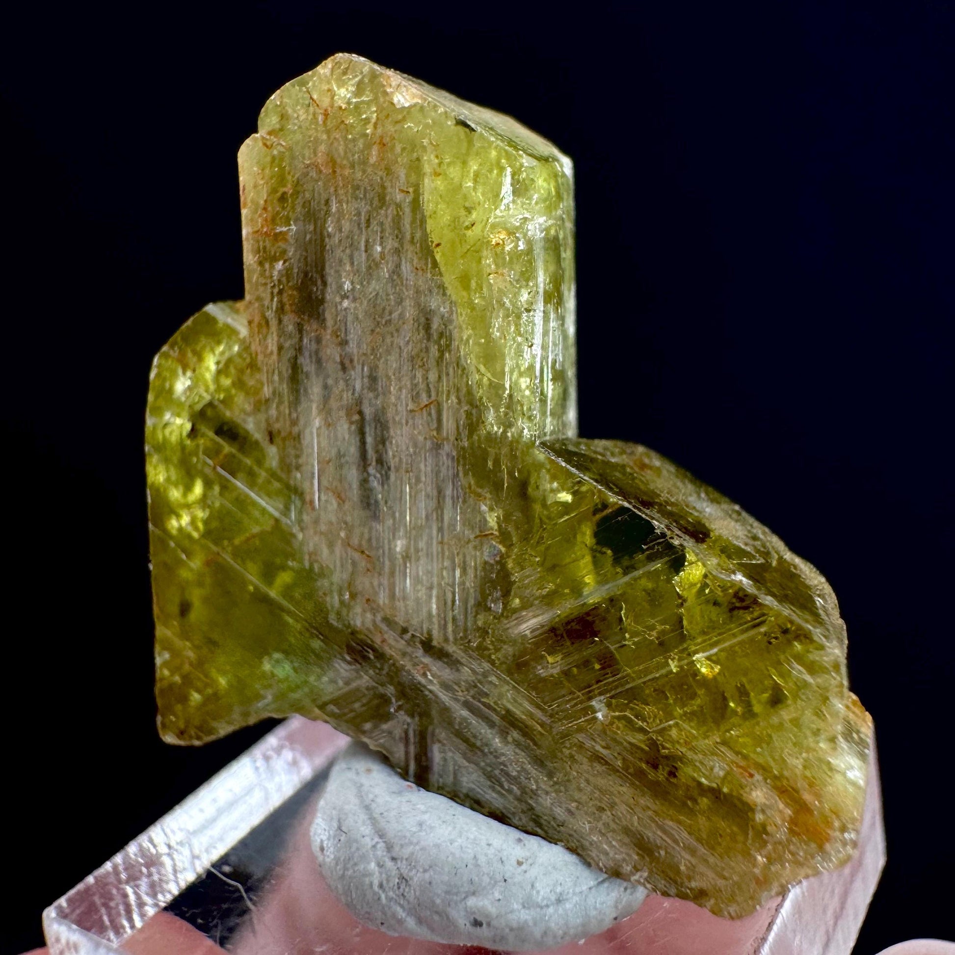 Yellow Chrysoberyl Specimen | Raw Natural Crystal, Rare Mineral from Madagascar