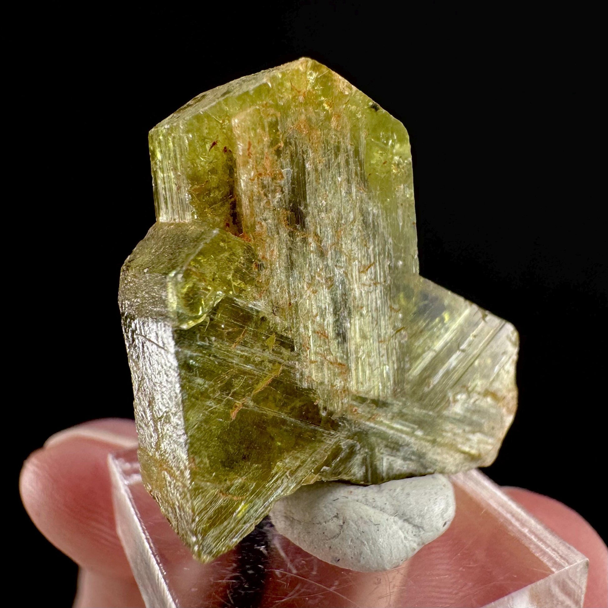 Yellow Chrysoberyl Specimen | Raw Natural Crystal, Rare Mineral from Madagascar