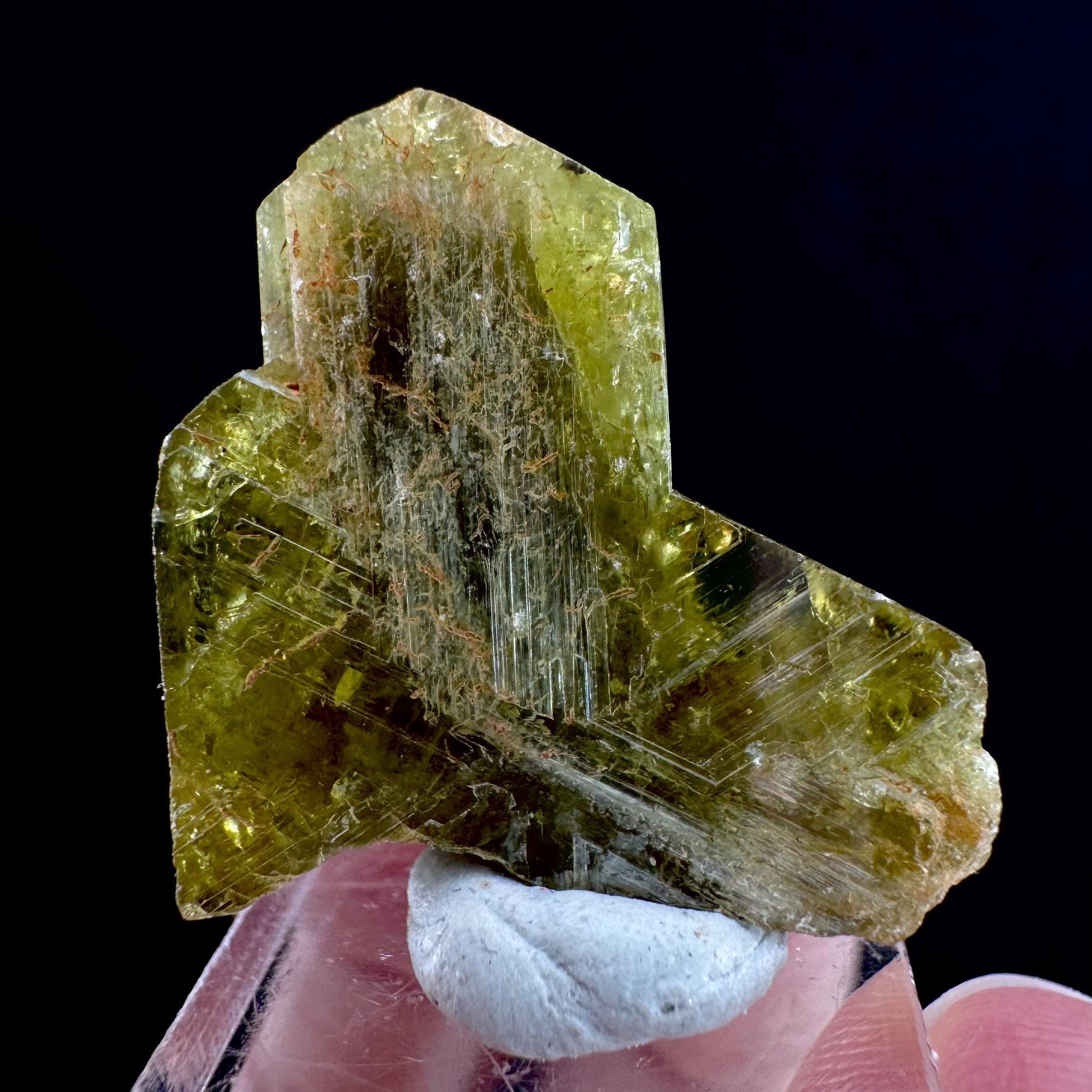 Yellow Chrysoberyl Specimen | Raw Natural Crystal, Rare Mineral from Madagascar