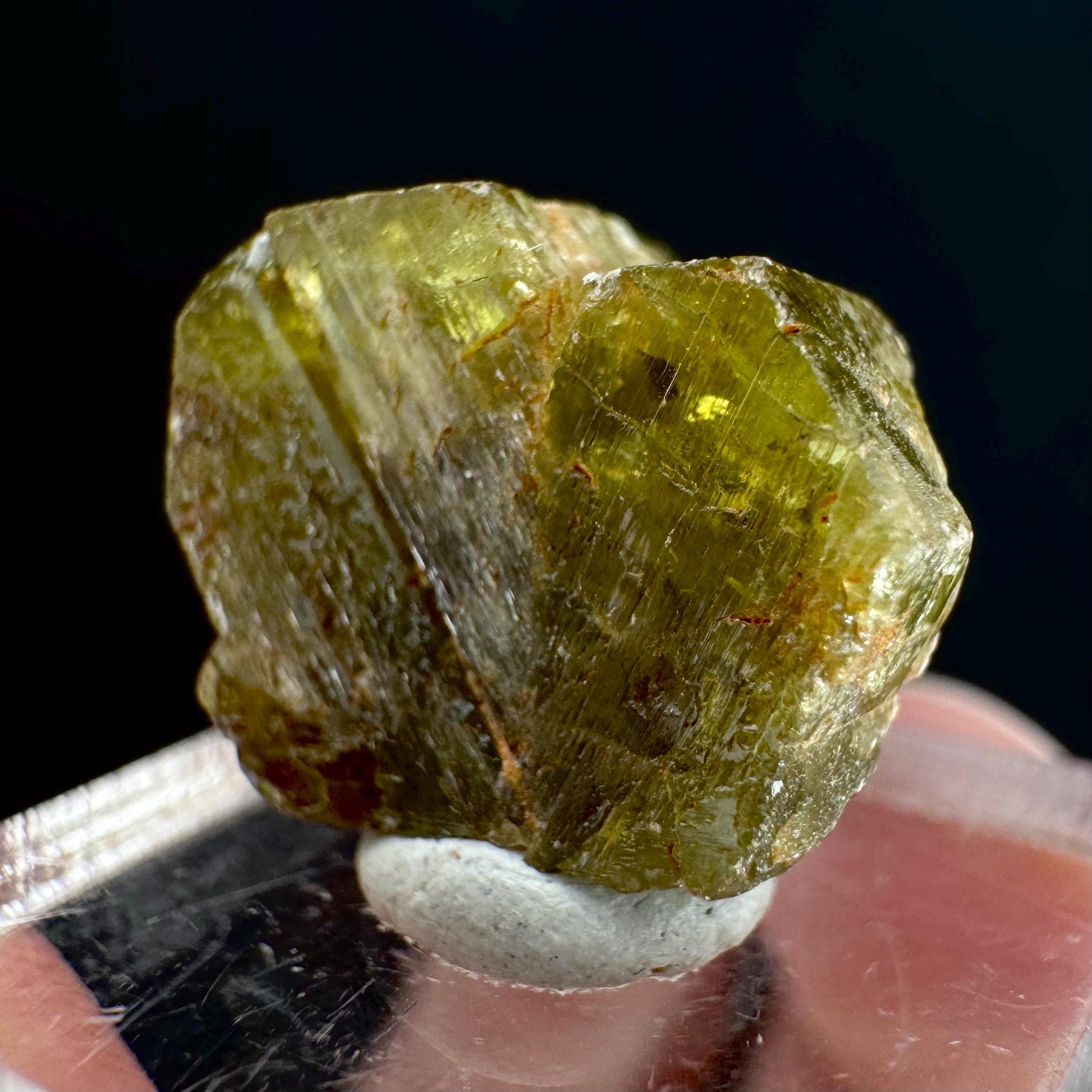 Yellow Chrysoberyl Specimen | Raw Natural Crystal, Rare Mineral from Madagascar