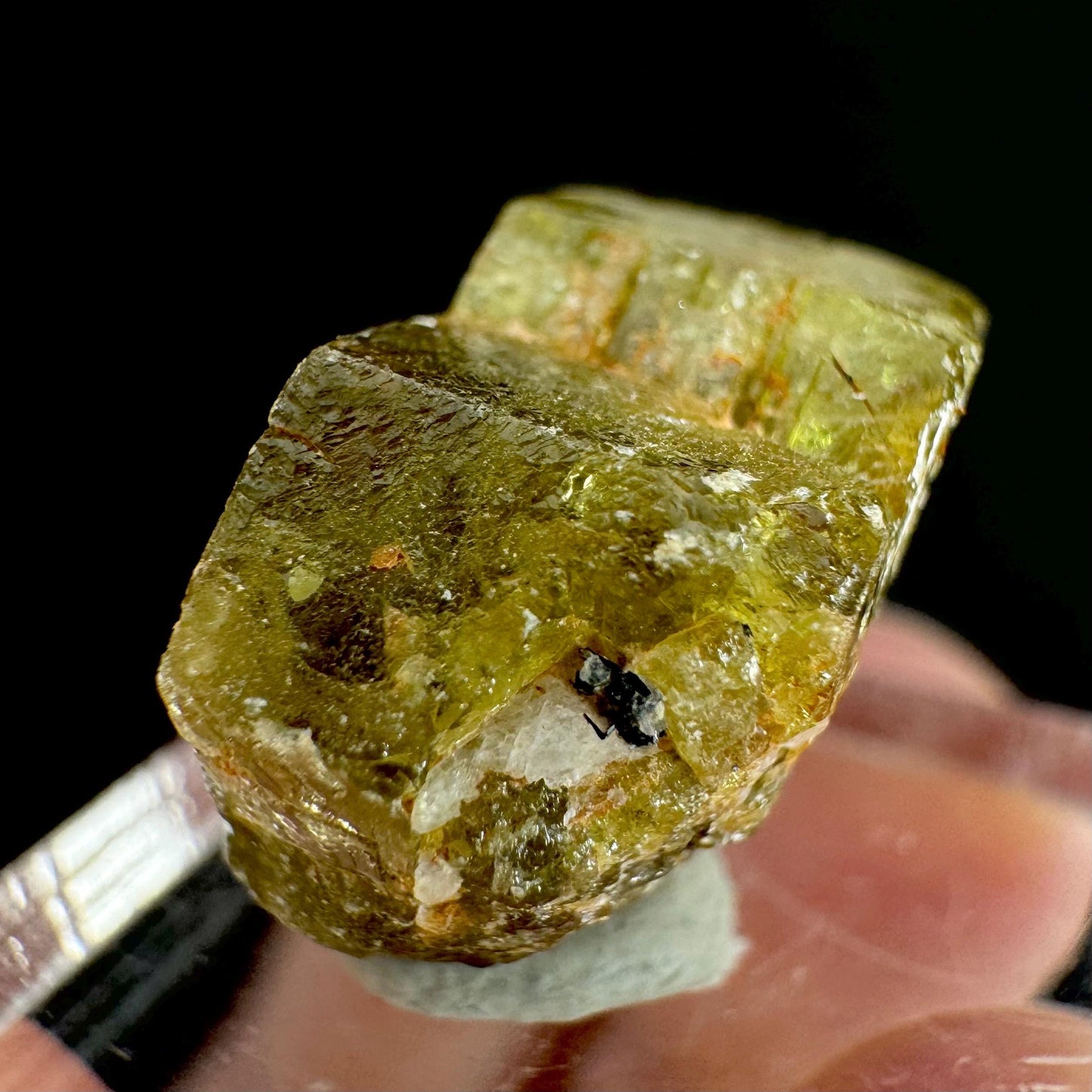 Yellow Chrysoberyl Specimen | Raw Natural Crystal, Rare Mineral from Madagascar