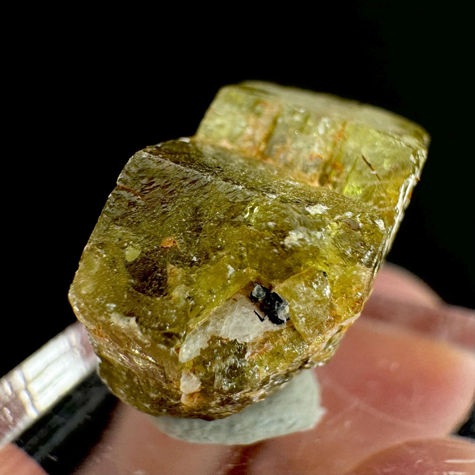 Yellow Chrysoberyl Specimen | Raw Natural Crystal, Rare Mineral from Madagascar