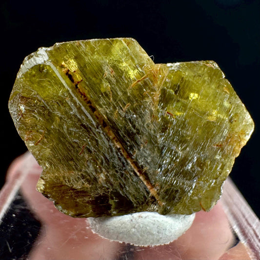 Yellow Chrysoberyl Specimen | Raw Natural Crystal, Rare Mineral from Madagascar