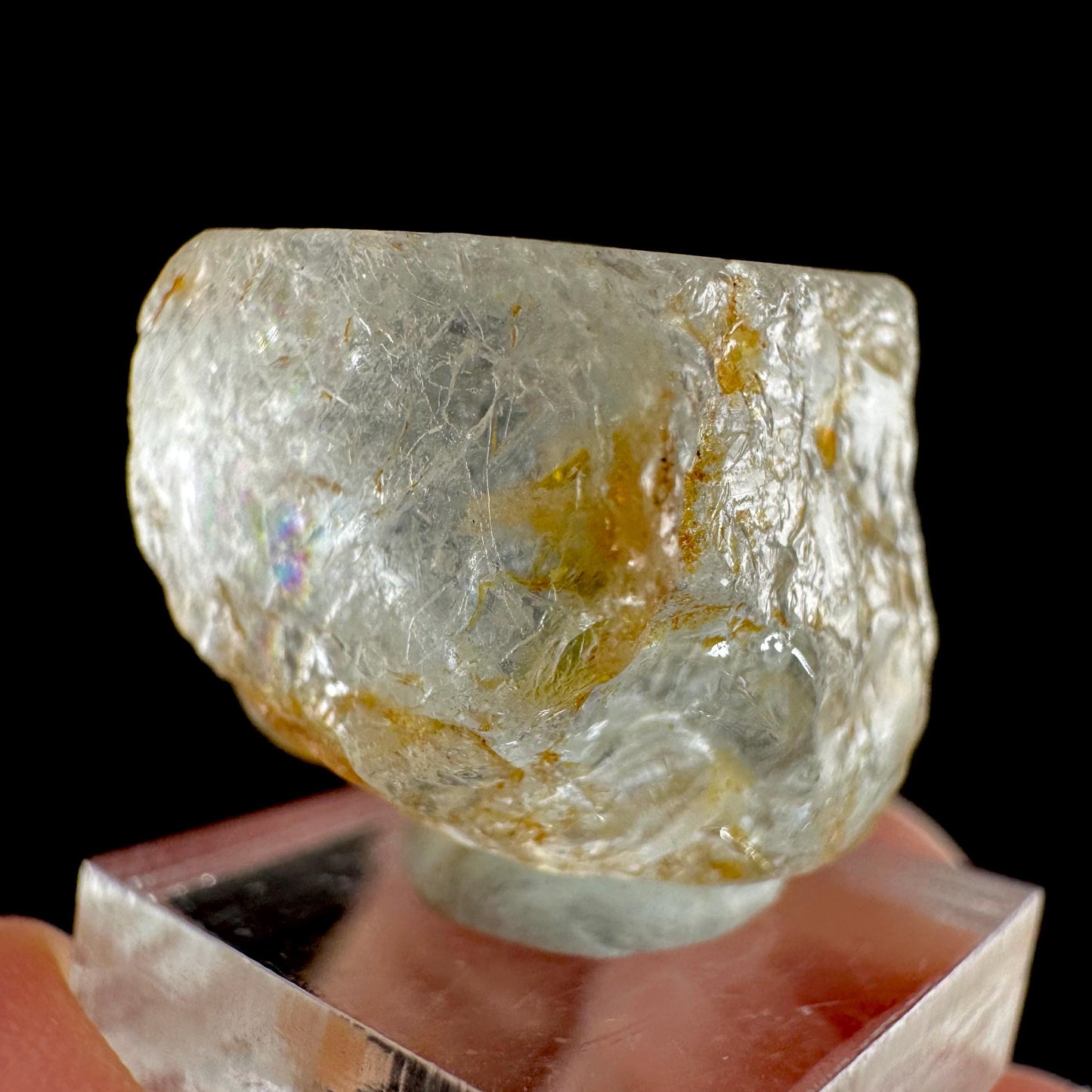 Topaz from Klein Spitzkoppe, Namibia | natural crystal, raw mineral specimen (November Birthstone)