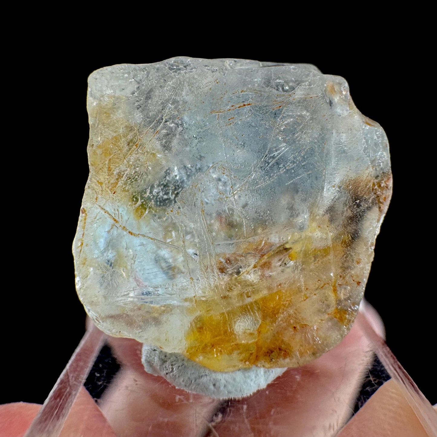 Topaz from Klein Spitzkoppe, Namibia | natural crystal, raw mineral specimen (November Birthstone)