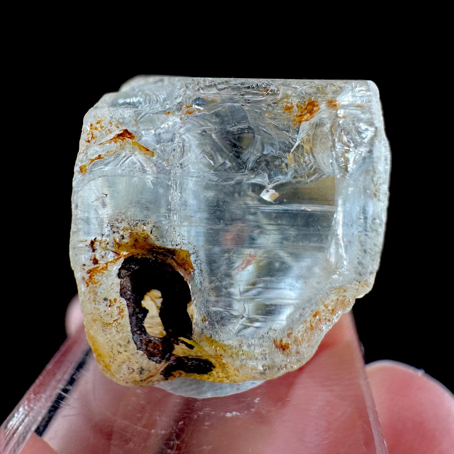 Topaz from Klein Spitzkoppe, Namibia | natural crystal, raw mineral specimen (November Birthstone)