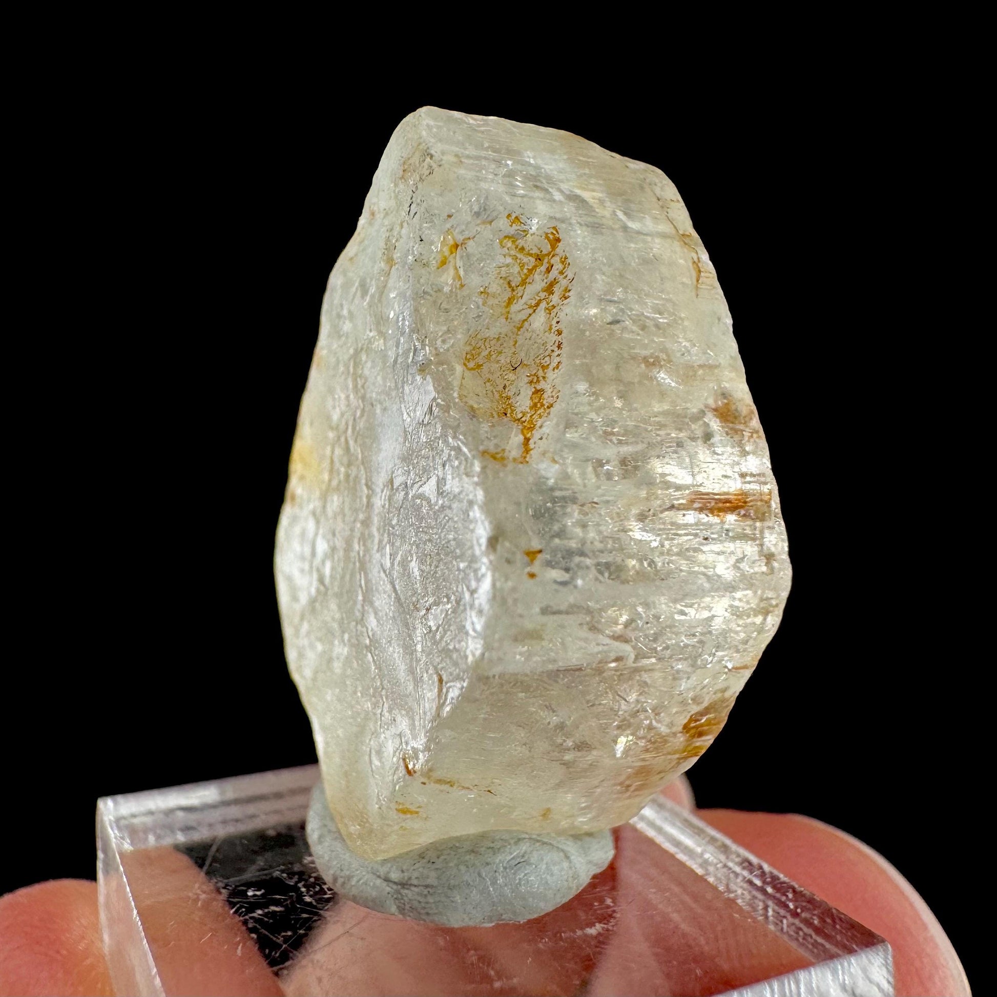 Topaz from Klein Spitzkoppe, Namibia | natural crystal, raw mineral specimen (November Birthstone)