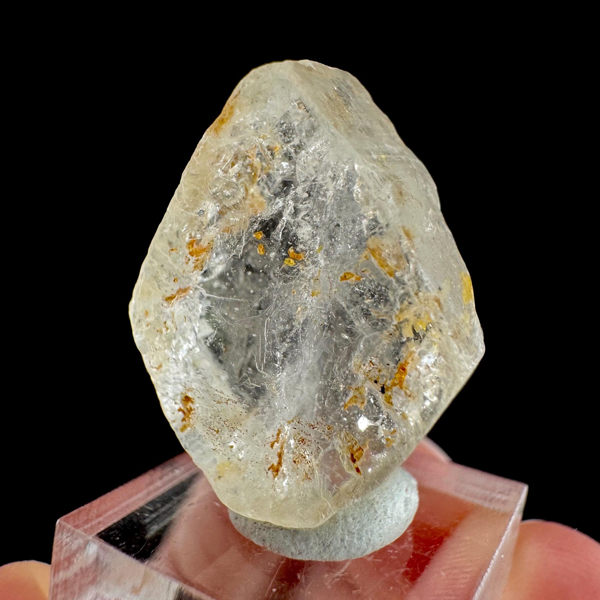 Topaz from Klein Spitzkoppe, Namibia | natural crystal, raw mineral specimen (November Birthstone)
