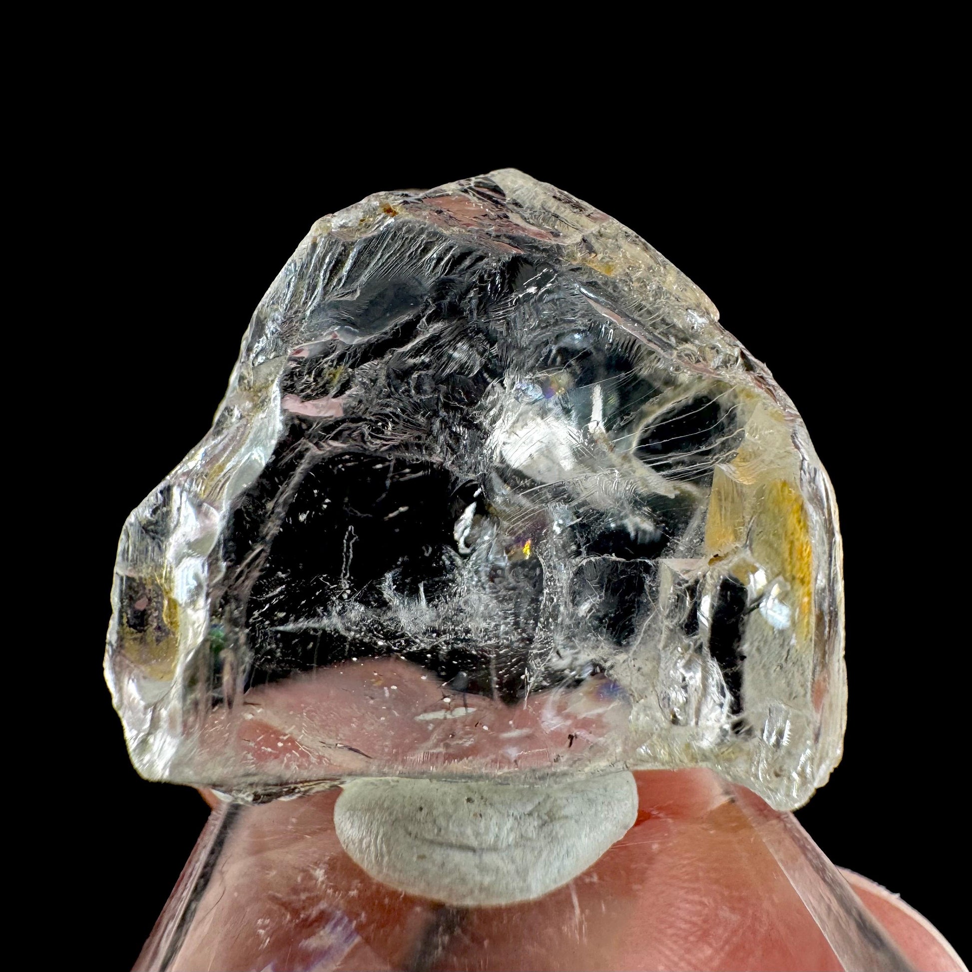 Topaz from Klein Spitzkoppe, Namibia | natural crystal, raw mineral specimen (November Birthstone)