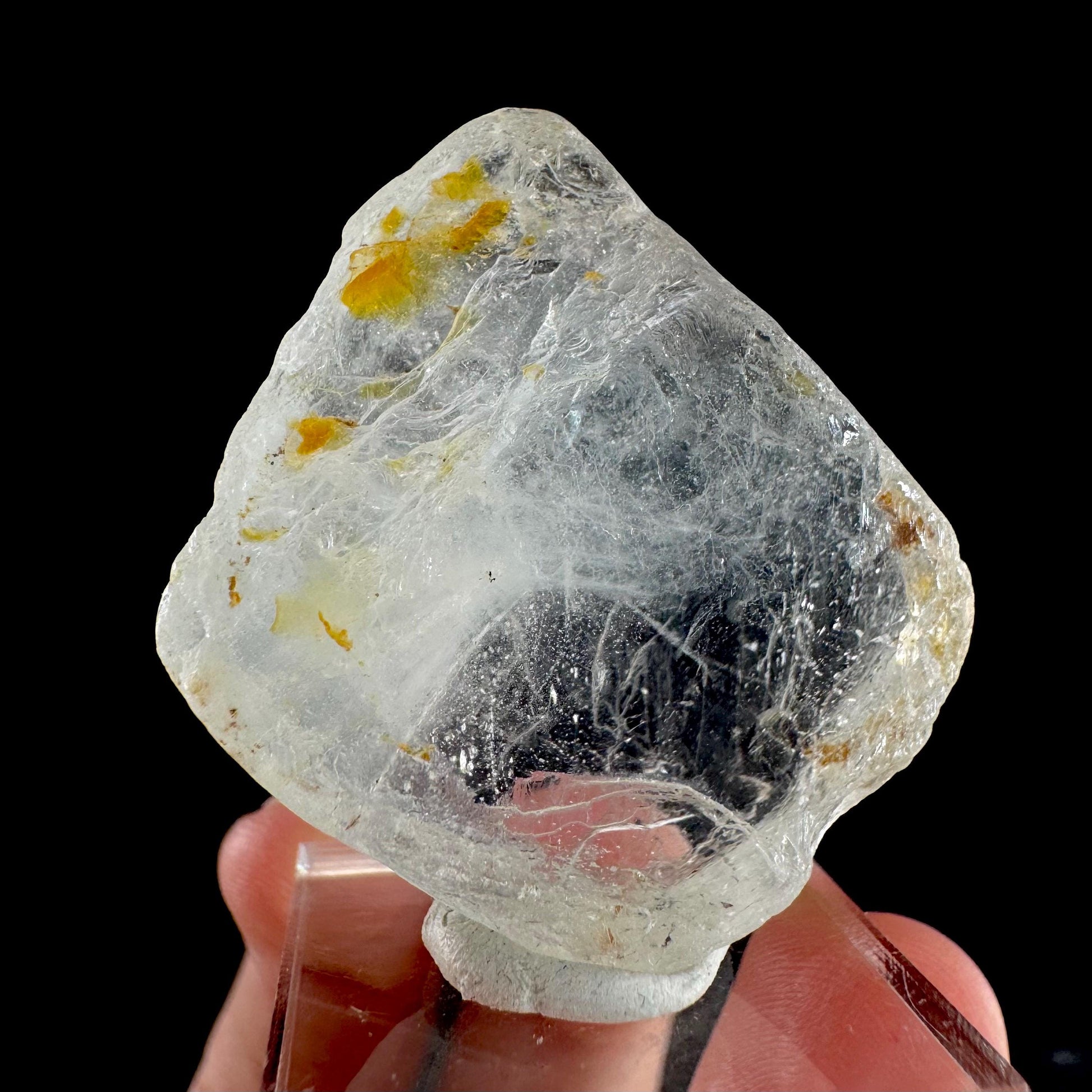Topaz from Klein Spitzkoppe, Namibia | natural crystal, raw mineral specimen (November Birthstone)