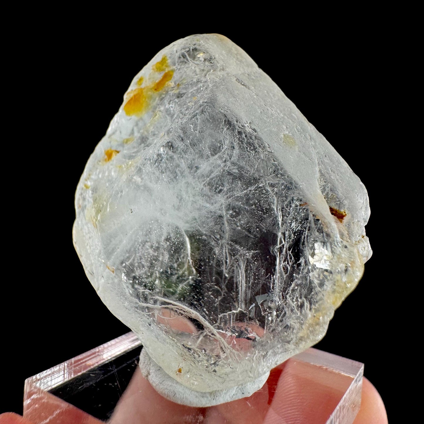Topaz from Klein Spitzkoppe, Namibia | natural crystal, raw mineral specimen (November Birthstone)