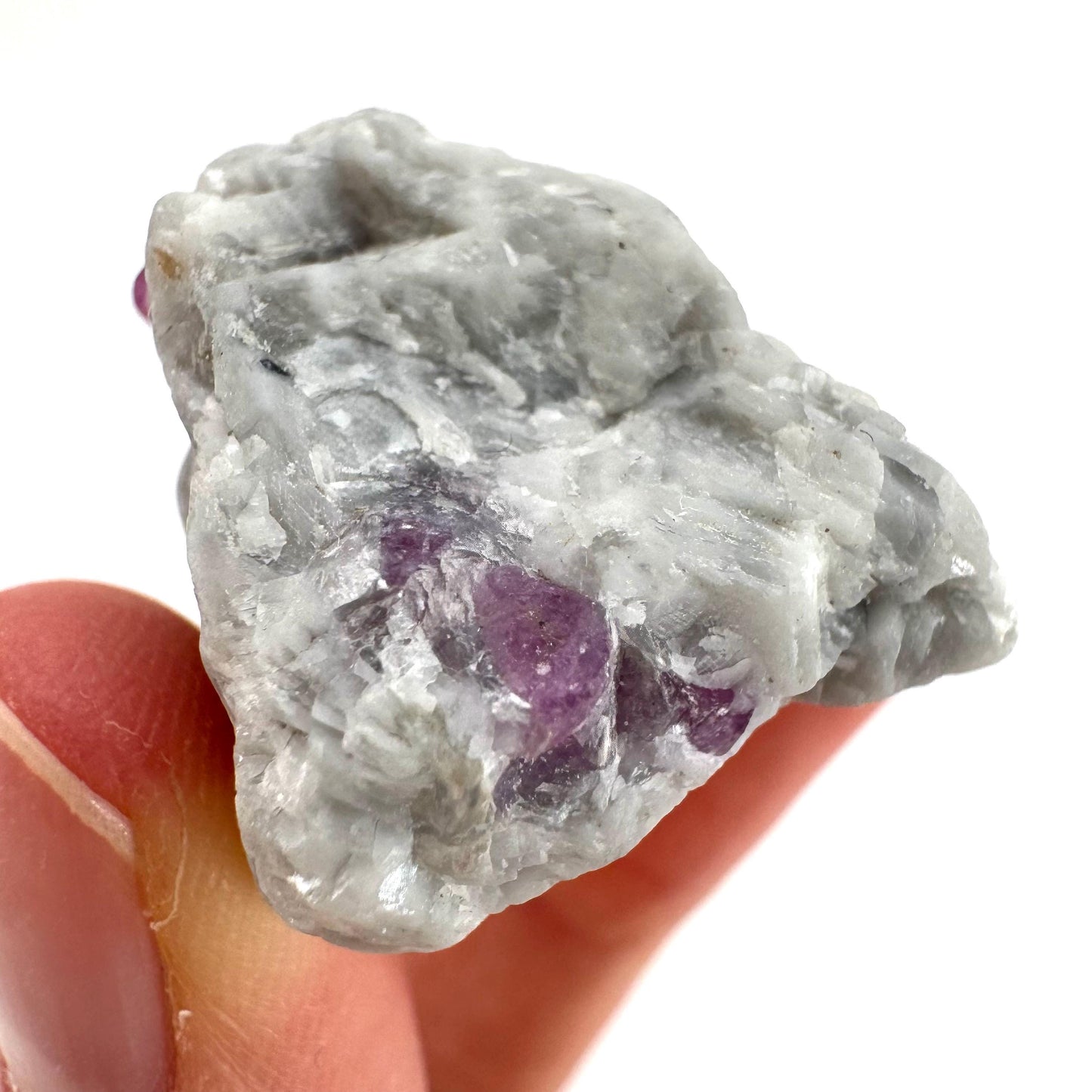 Ruby on Matrix | Natural crystal cluster, UV reactive, raw mineral specimen (Pakistan)