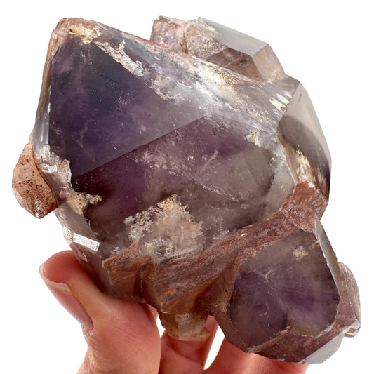 Elestial Amethyst | purple amethyst crystal cluster, raw mineral specimen