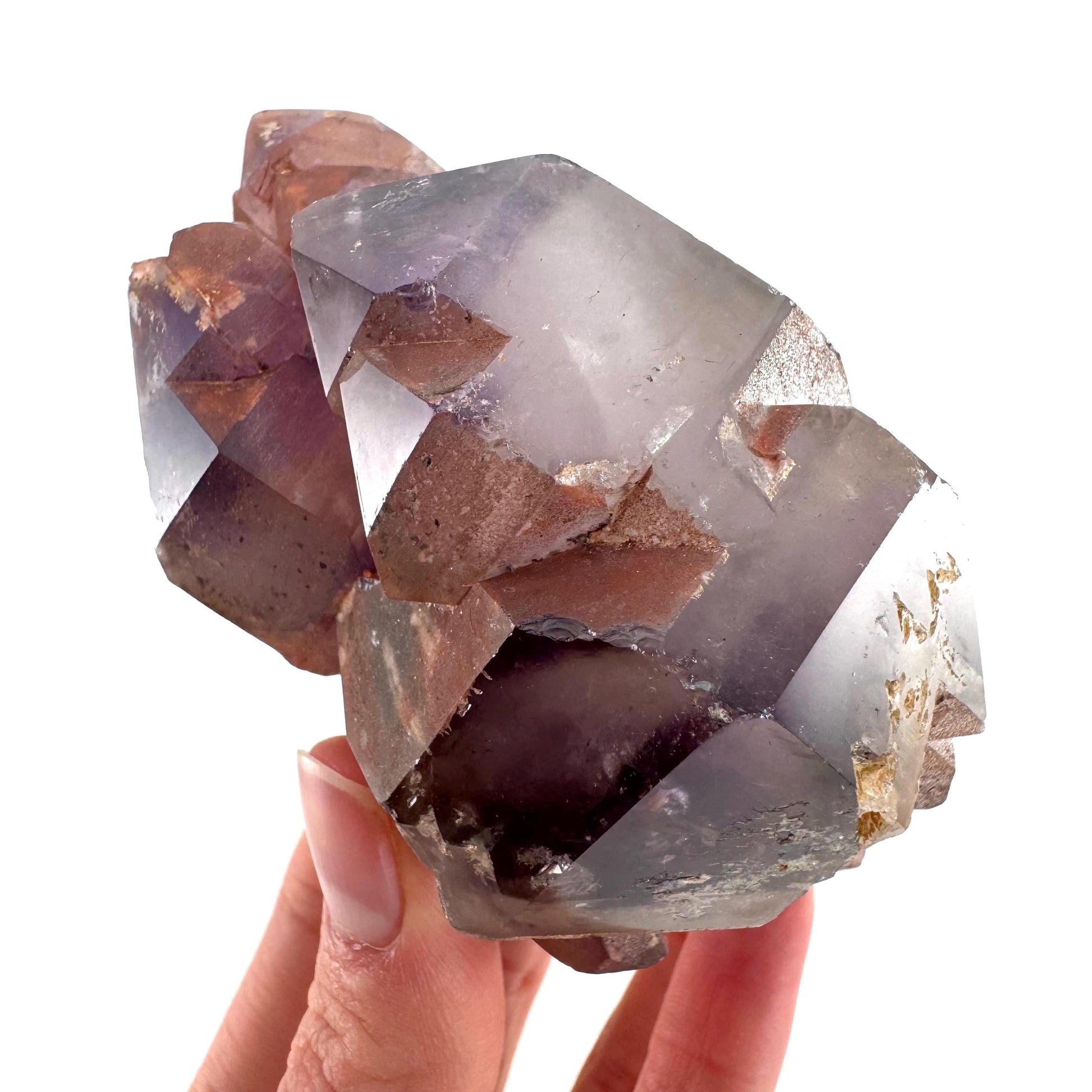 Elestial Amethyst | purple amethyst crystal cluster, raw mineral specimen