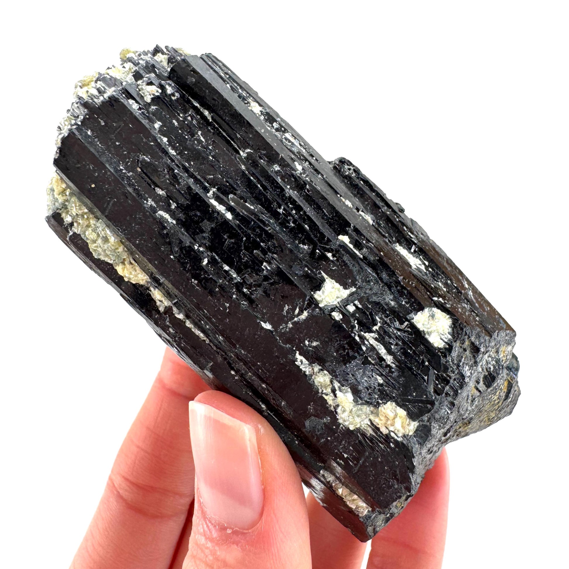 Black Tourmaline Cluster | high quality raw black tourmaline crystal, protection stone