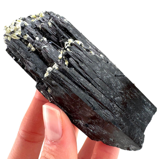 Black Tourmaline Cluster | high quality raw black tourmaline crystal, protection stone