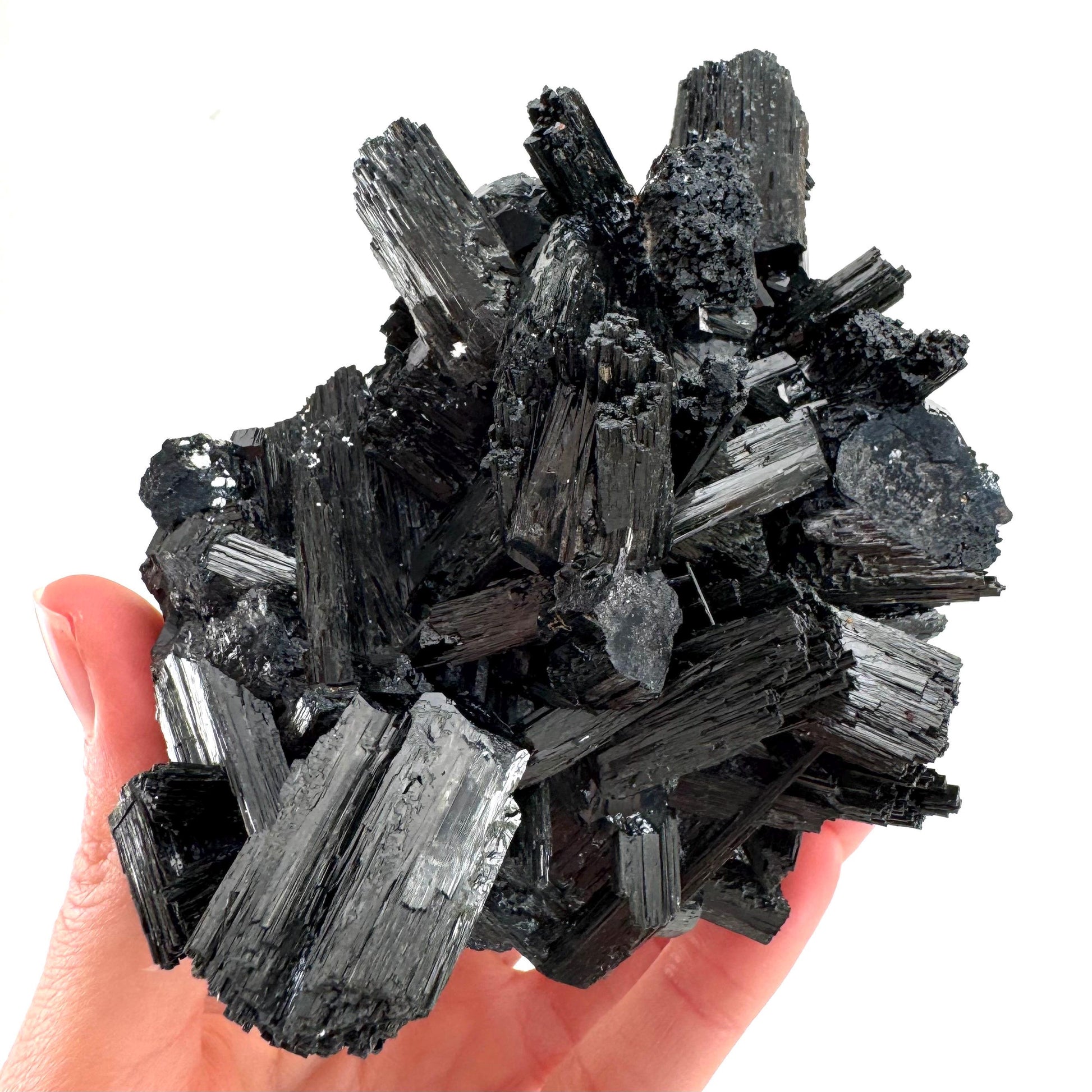 XL Black Tourmaline Cluster | Namibian Protection Stone