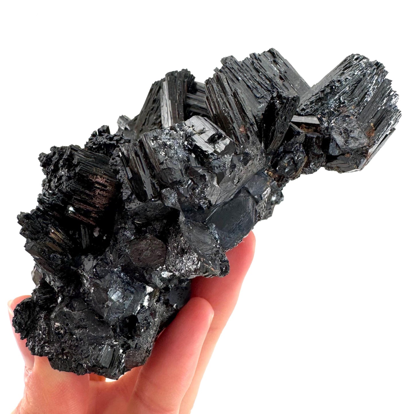 XL Black Tourmaline Cluster | Namibian Protection Stone
