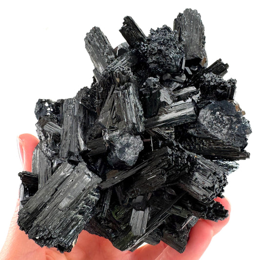 XL Black Tourmaline Cluster | Namibian Protection Stone
