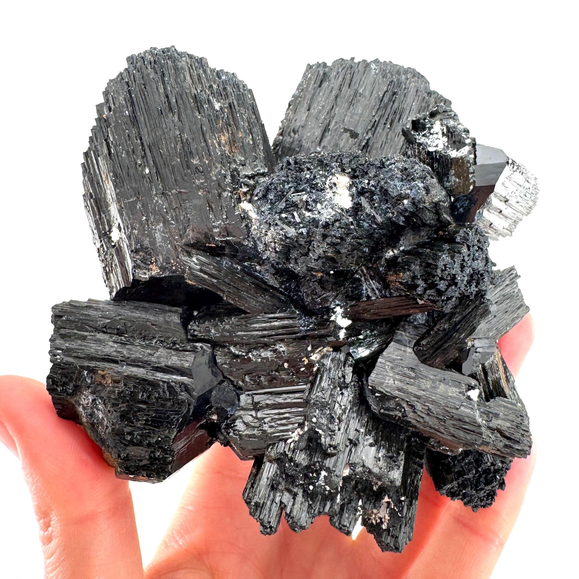 XL Black Tourmaline Cluster | Namibian Protection Stone