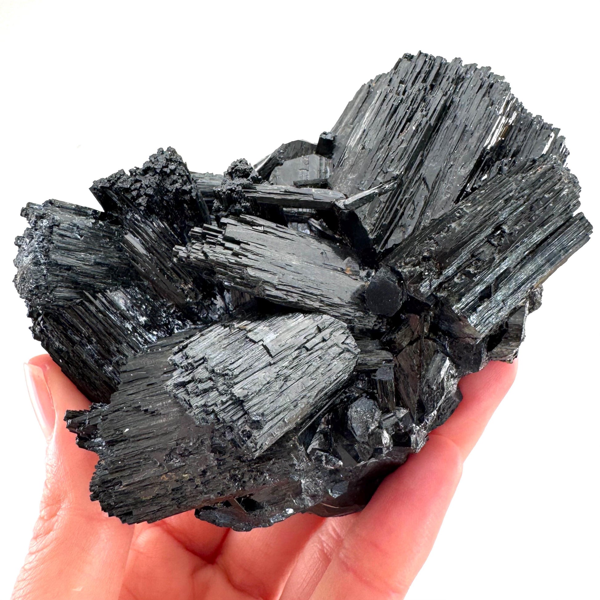 Erongo Black Tourmaline Cluster | Raw Crystal Protection Stone