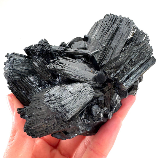 Erongo Black Tourmaline Cluster | Raw Crystal Protection Stone