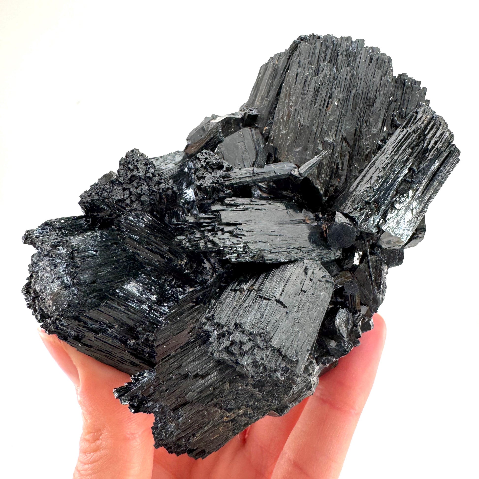 Erongo Black Tourmaline Cluster | Raw Crystal Protection Stone