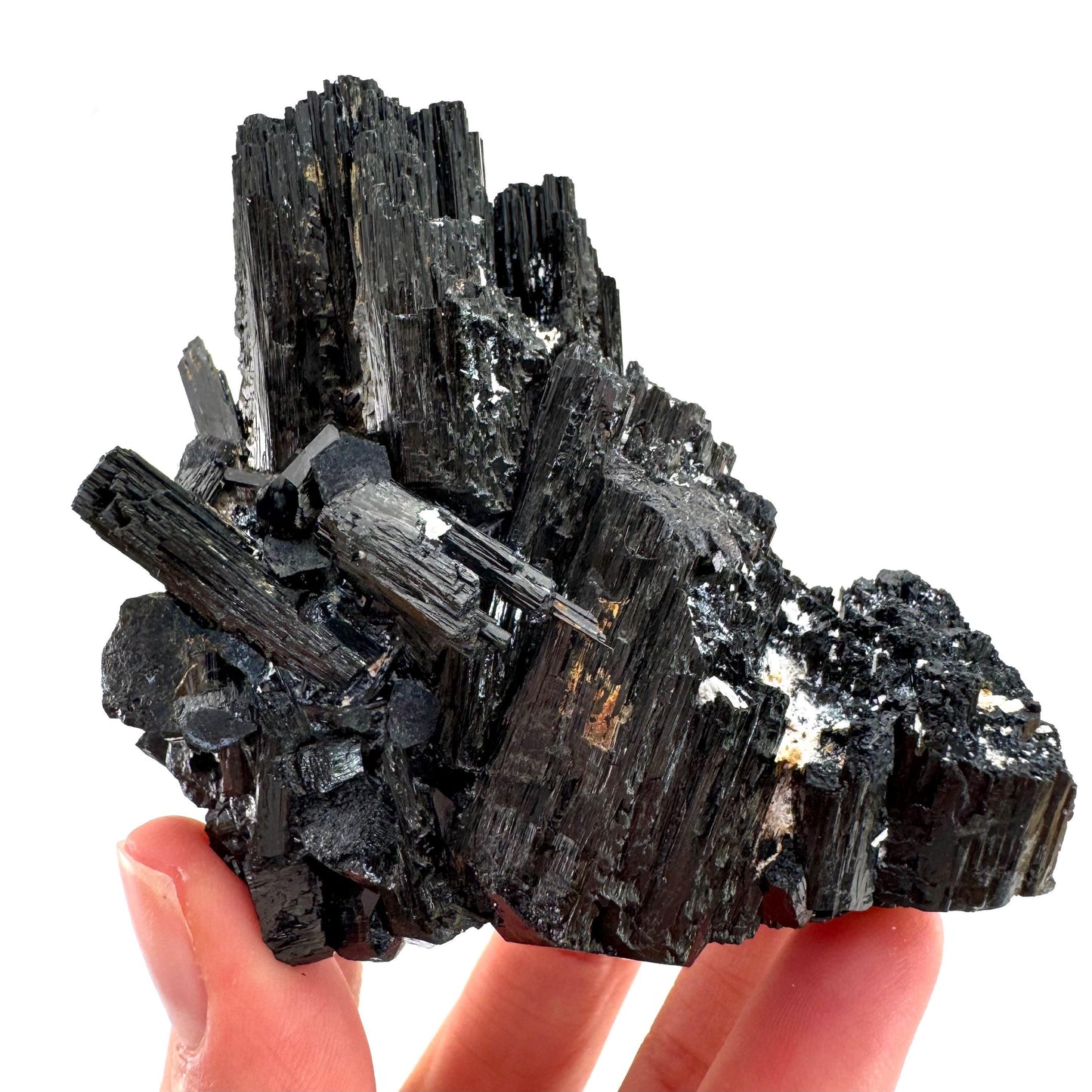 Erongo Black Tourmaline Cluster | Raw Crystal Protection Stone