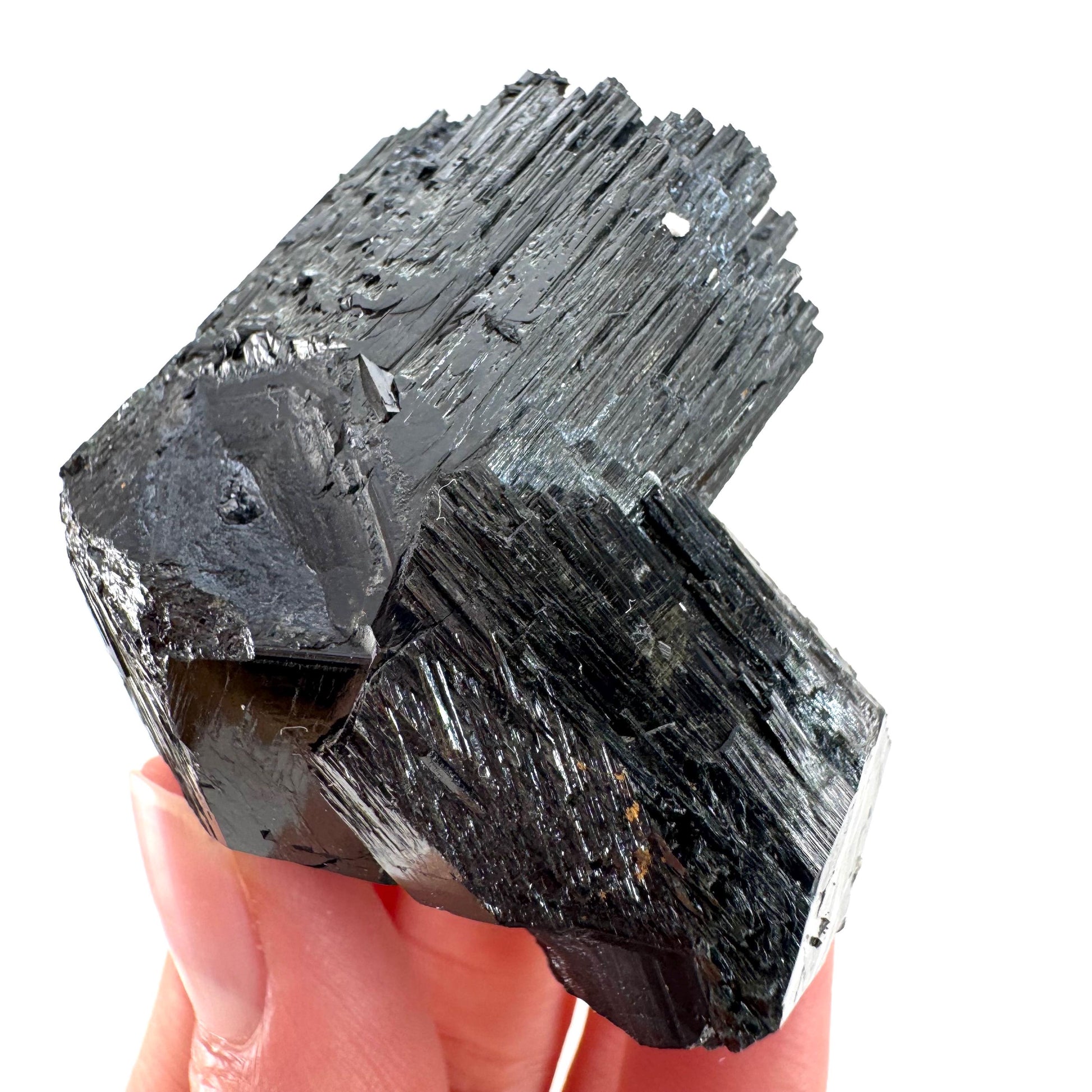 Black Tourmaline Crystal Cluster | Namibian Protection Stone