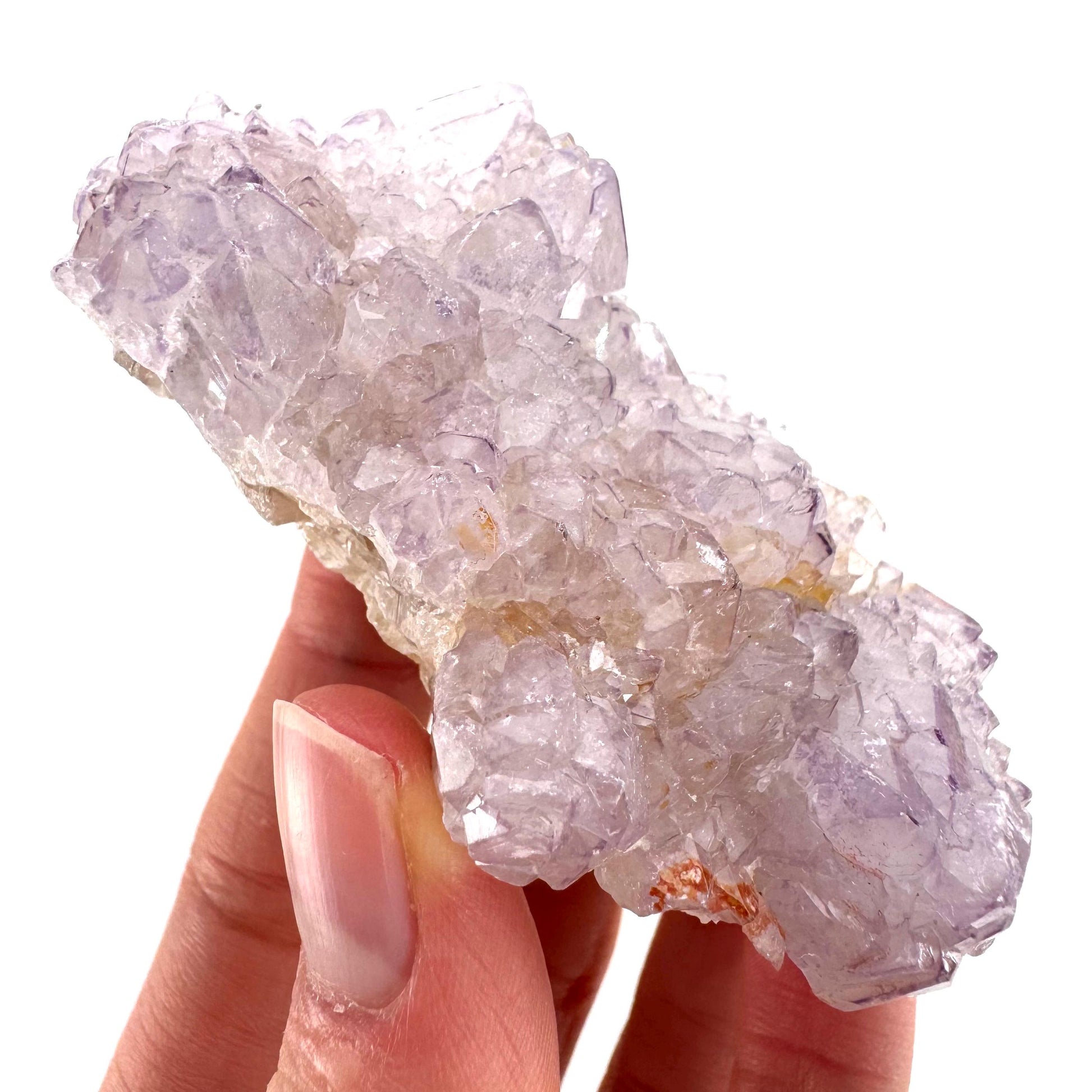 Spirit Quartz Crystal | raw natural purple amethyst cactus quartz, mineral specimen