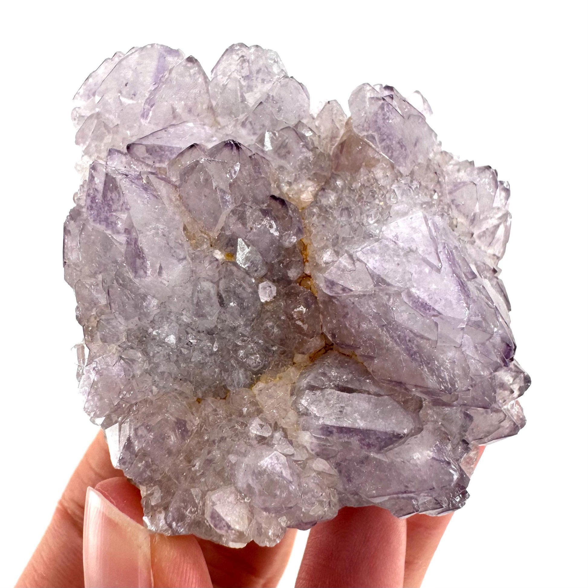 Spirit Quartz Crystal | raw natural purple amethyst cactus quartz, mineral specimen