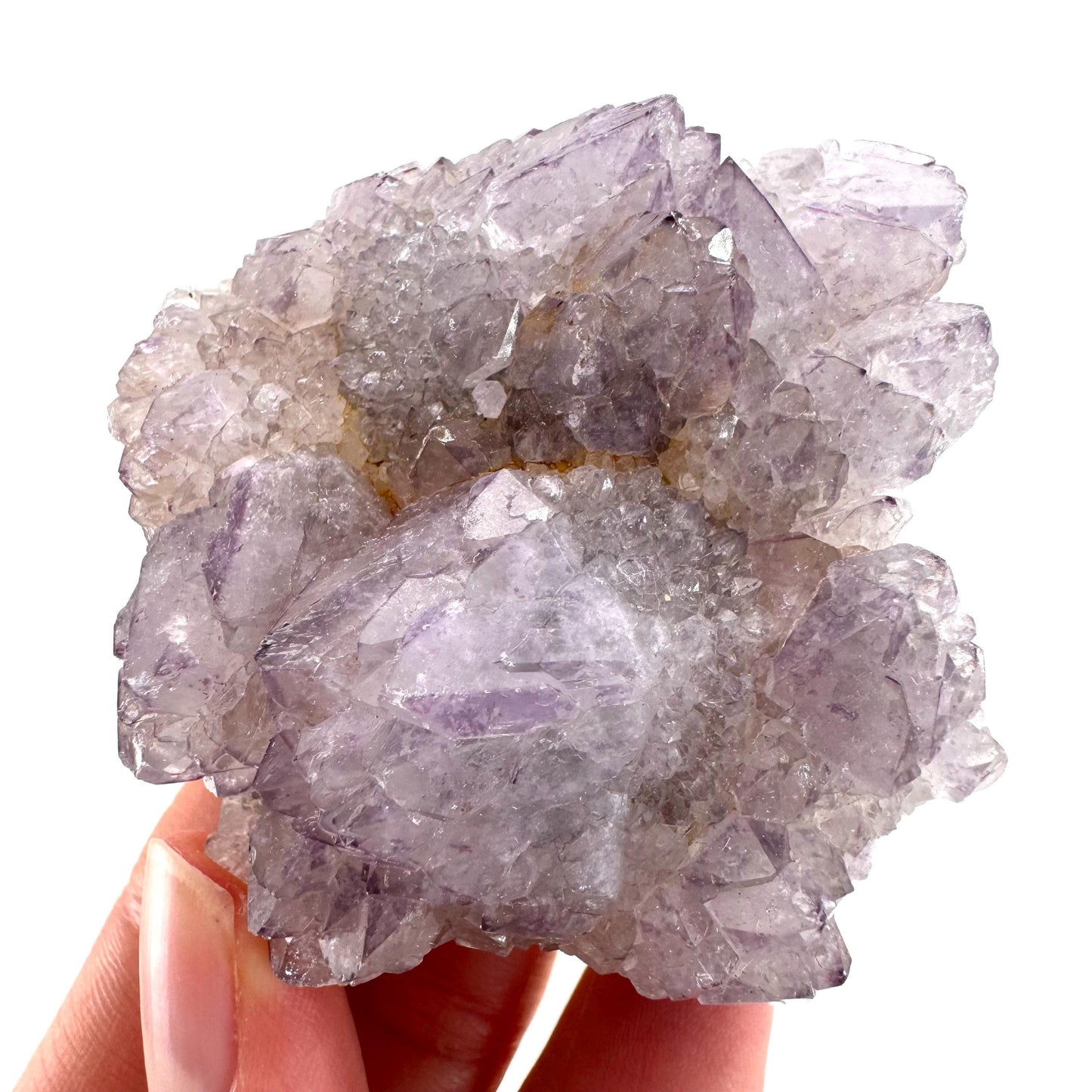 Spirit Quartz Crystal | raw natural purple amethyst cactus quartz, mineral specimen