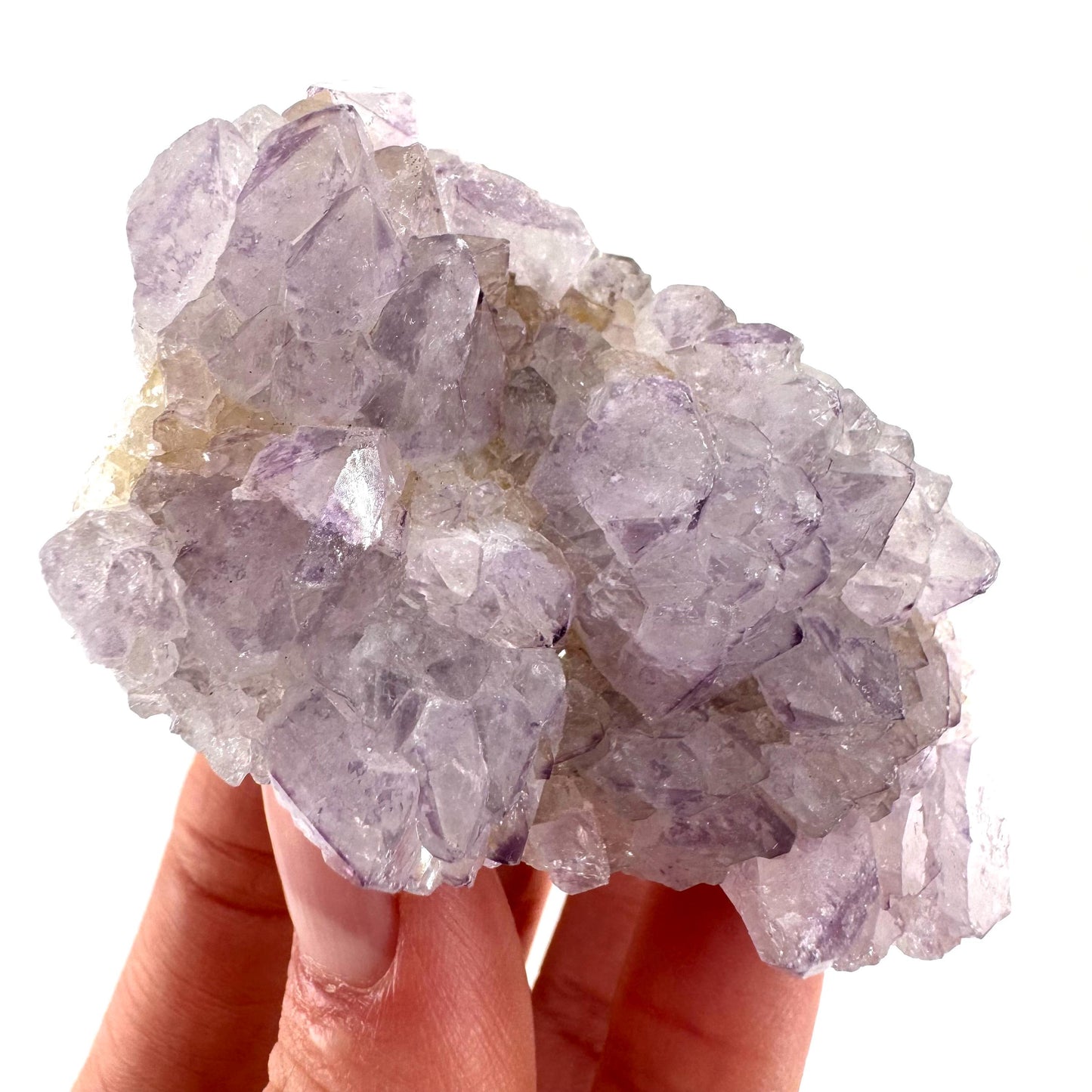 Spirit Quartz Crystal | raw natural purple amethyst cactus quartz, mineral specimen