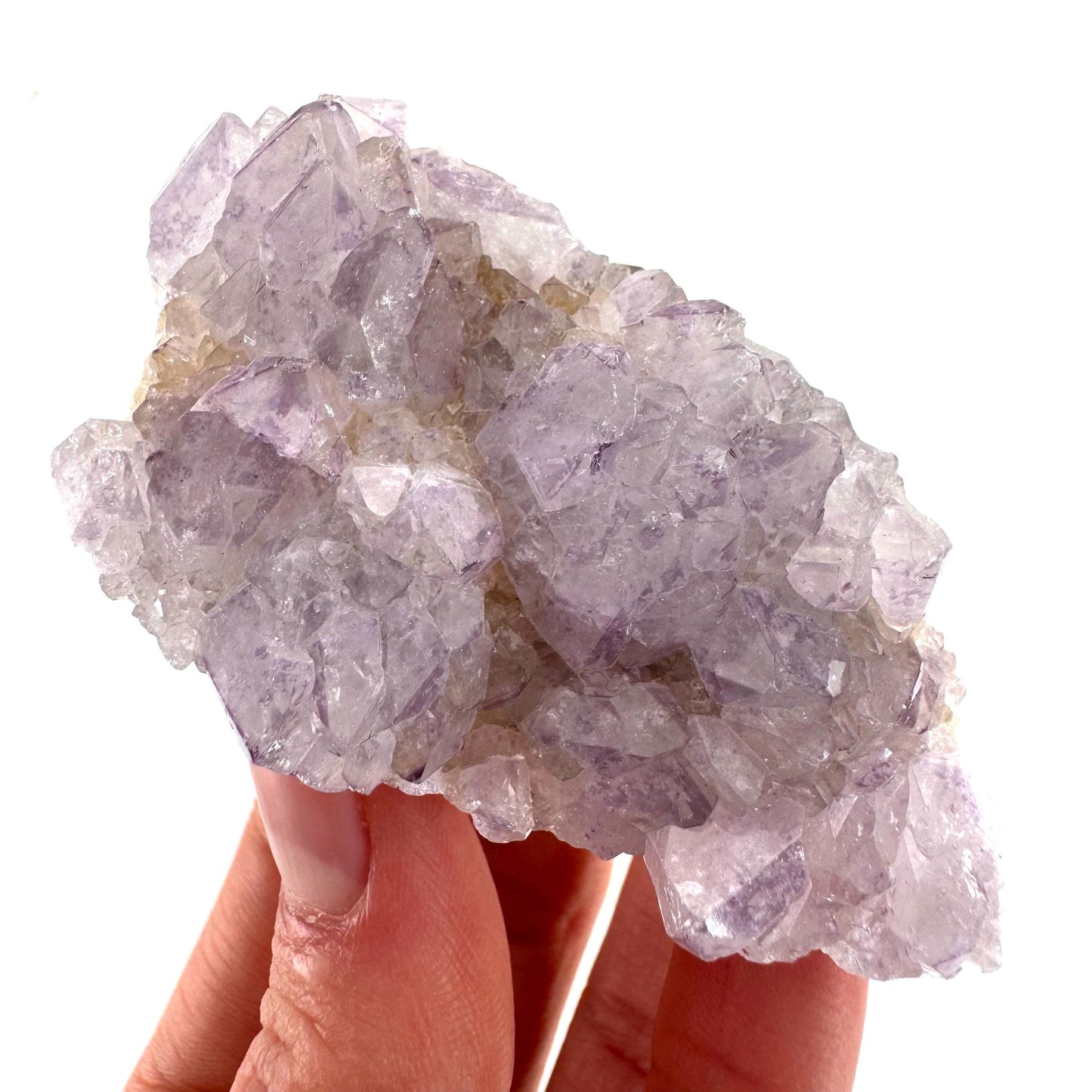 Spirit Quartz Crystal | raw natural purple amethyst cactus quartz, mineral specimen