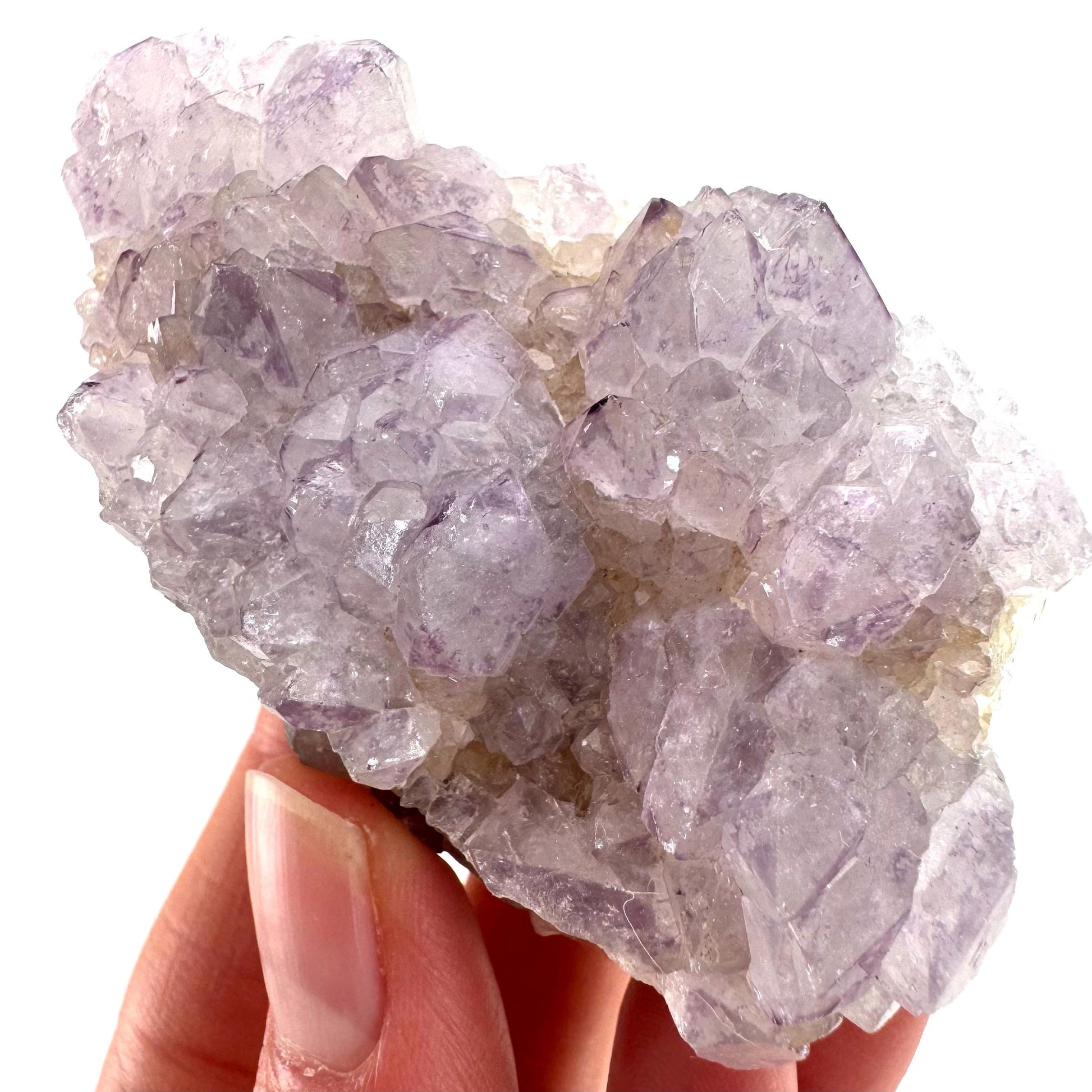 Spirit Quartz Crystal | raw natural purple amethyst cactus quartz, mineral specimen