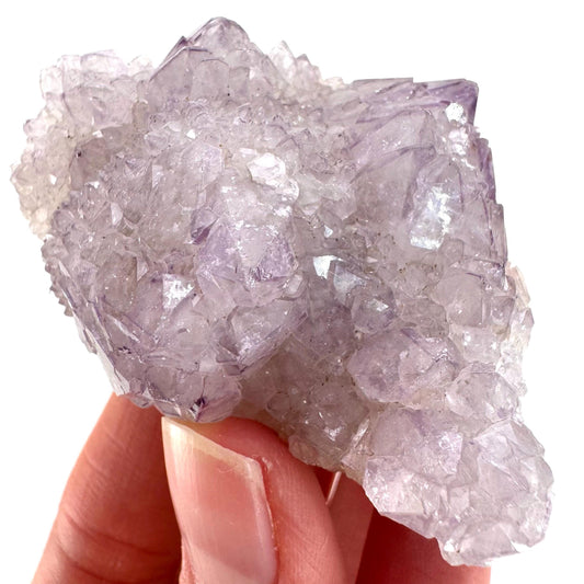 Spirit Quartz Crystal | raw natural purple amethyst cactus quartz, mineral specimen